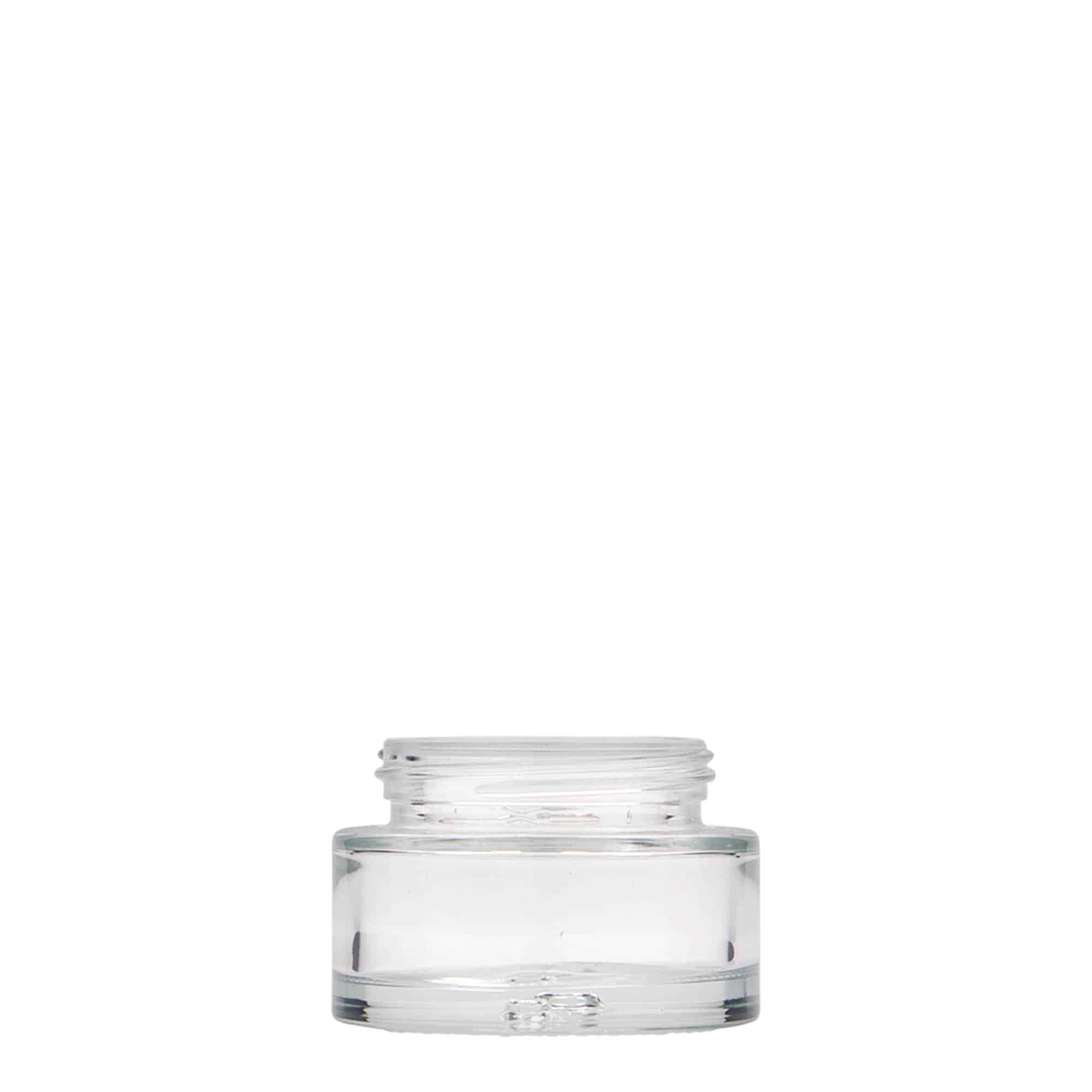 Pot 30 ml 'Clear Edition', verre, bouchage: Bougage à vis Pot 30 ml 'Clear Edition', verre, bouchage: Bougage à vis