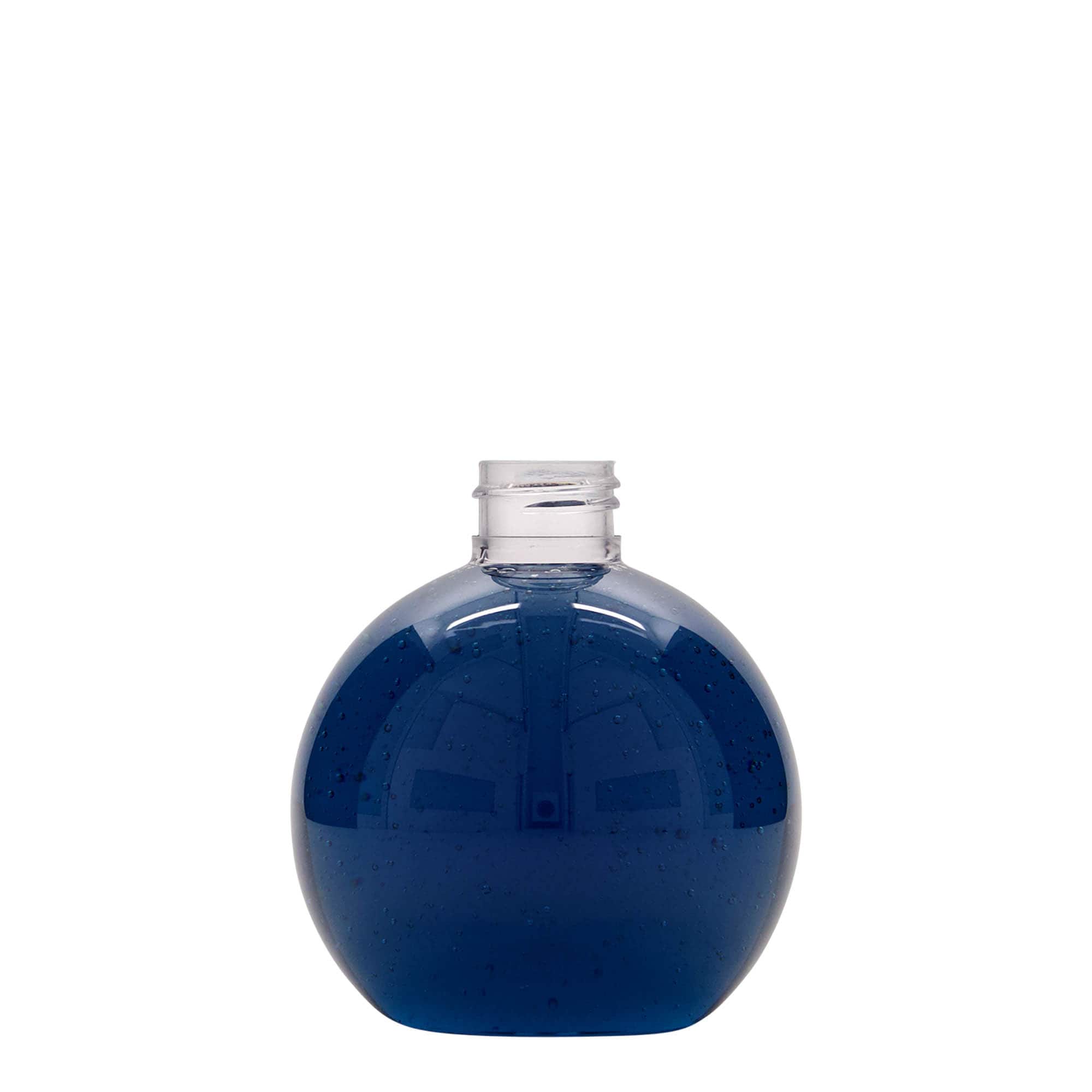 Bouteille PET 250 ml « Perry », ronde, plastique, goulot : 24/410