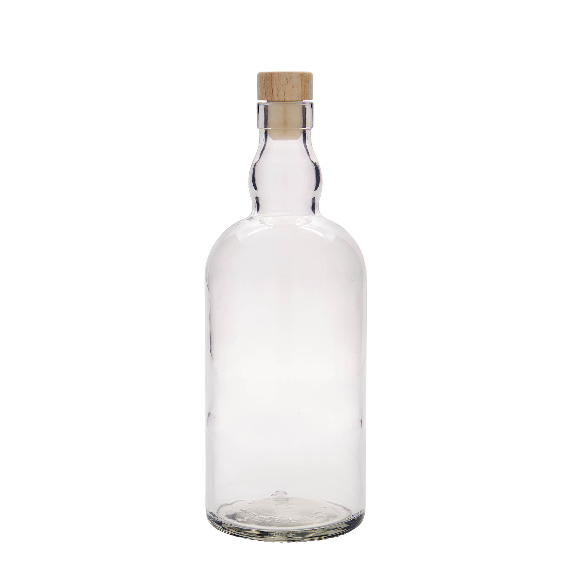 Bouteille en verre 700 ml « Aberdeen », ouverture : bouchon en liège Bouteille en verre 700 ml « Aberdeen », ouverture : bouchon en liège