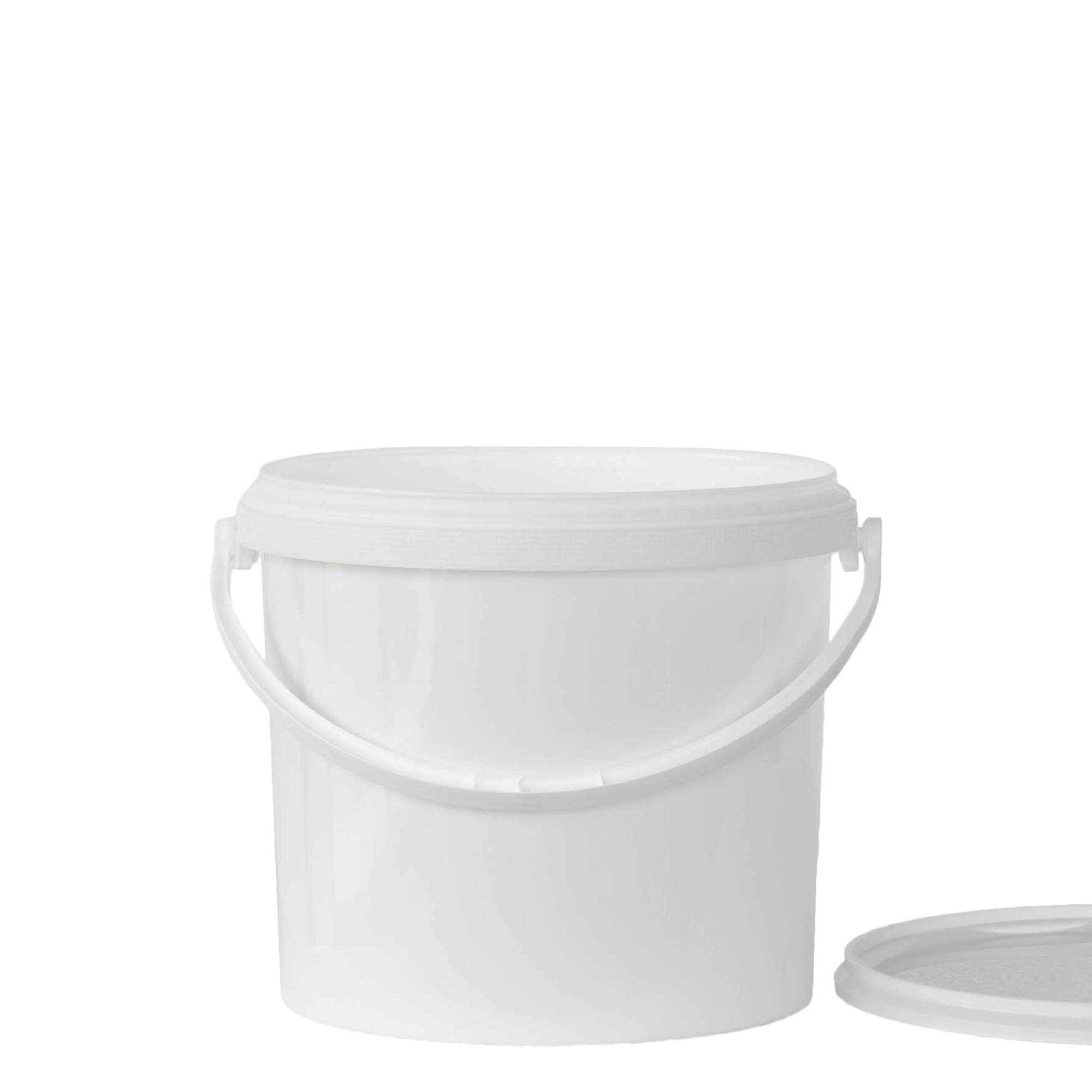 Seau de 5 l, plastique PP, blanc
