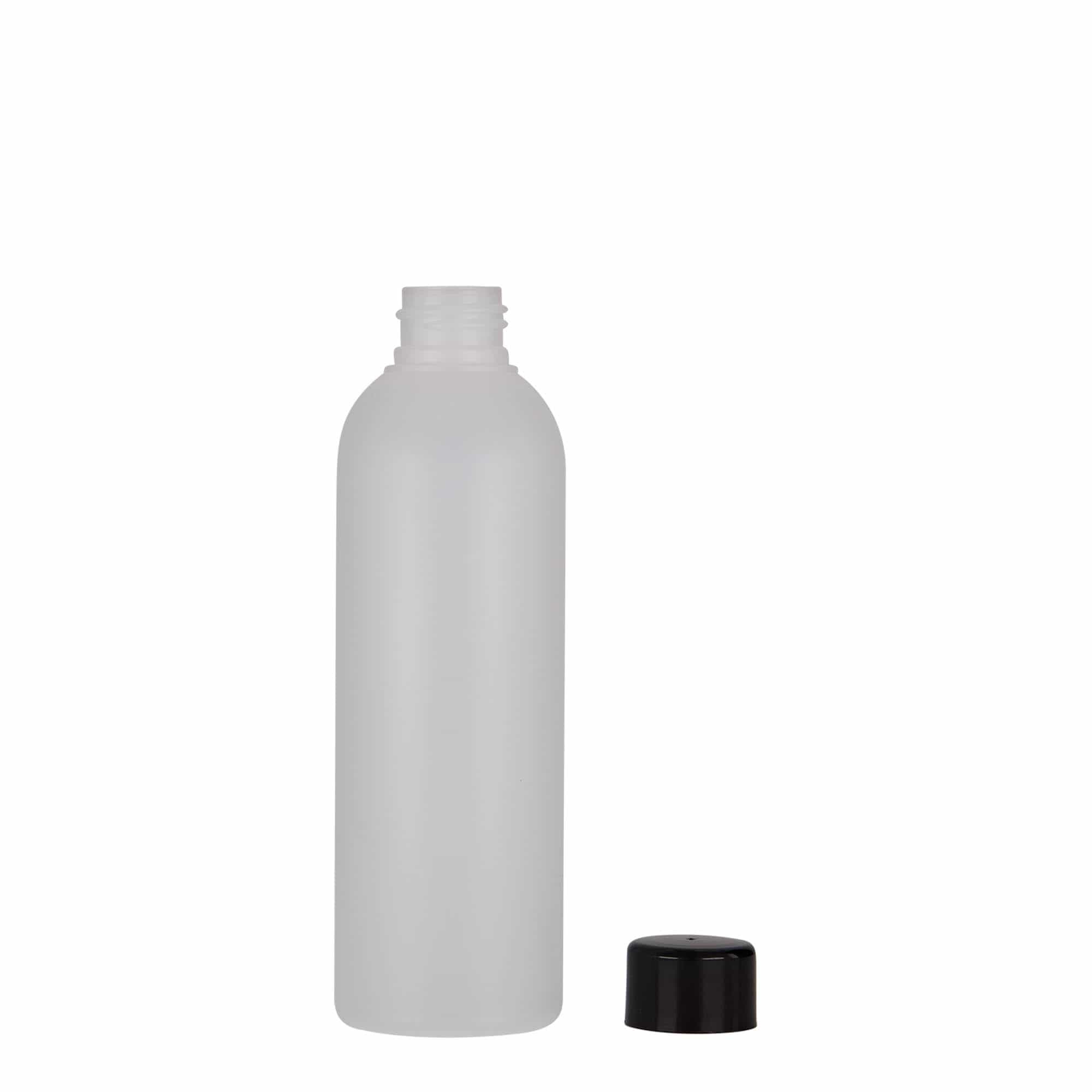Flacon en plastique 200 ml 'Tuffy', HDPE, naturel, ouverture : 24/410
