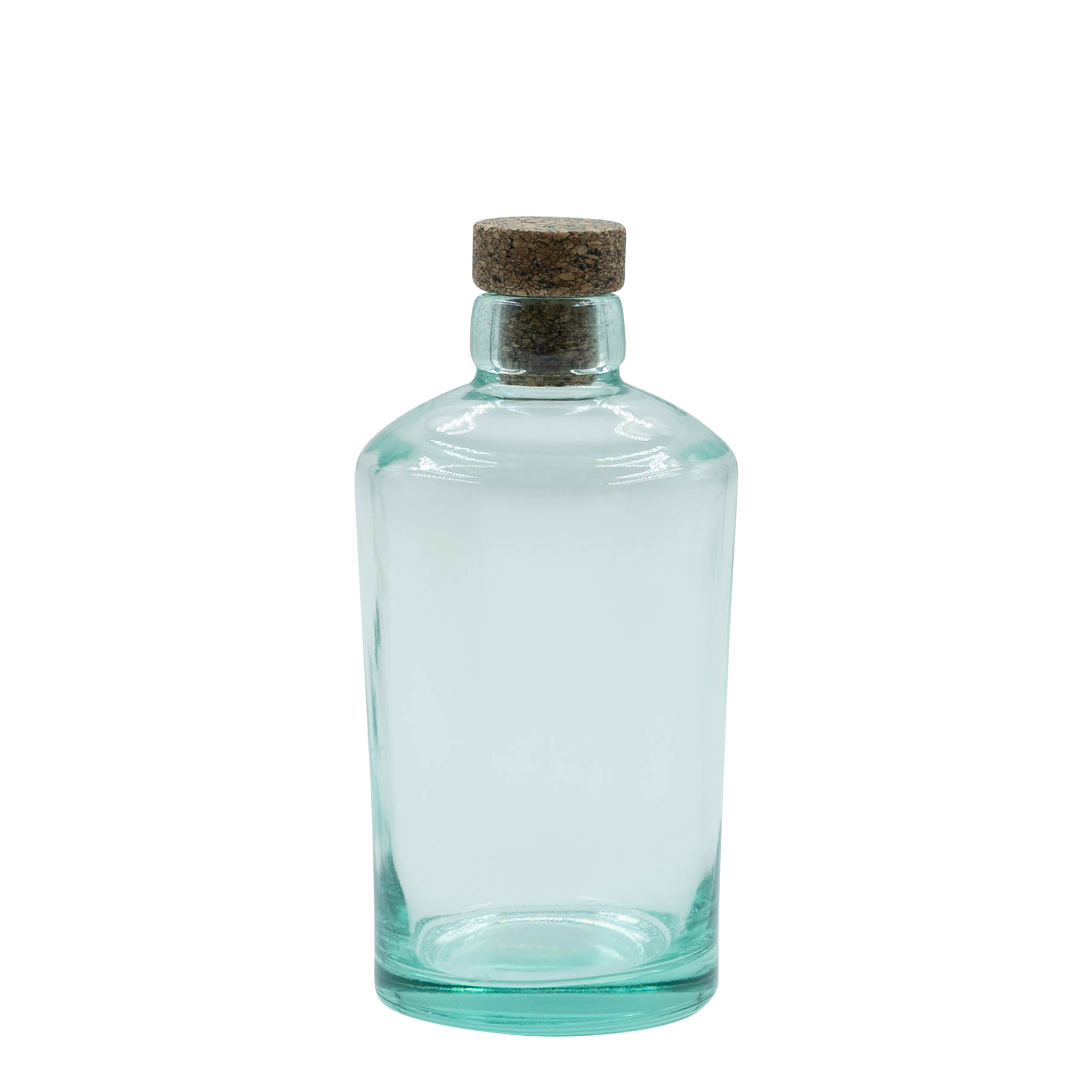 Bouteille en verre 500 ml 'Barrel', ouverture : bouchon en liège
