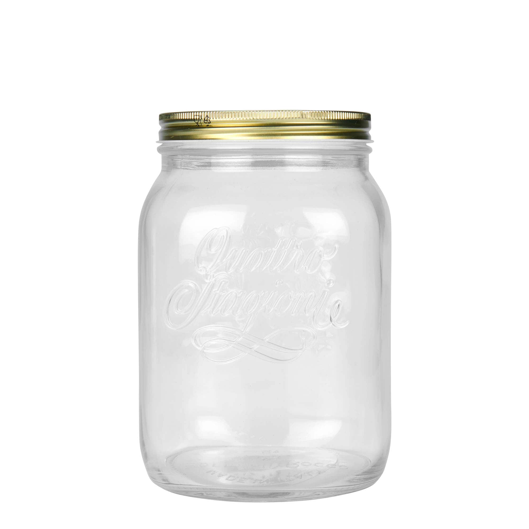 Bocal 2 000 ml 'Quattro Stagioni', bouchage: Bougage à vis