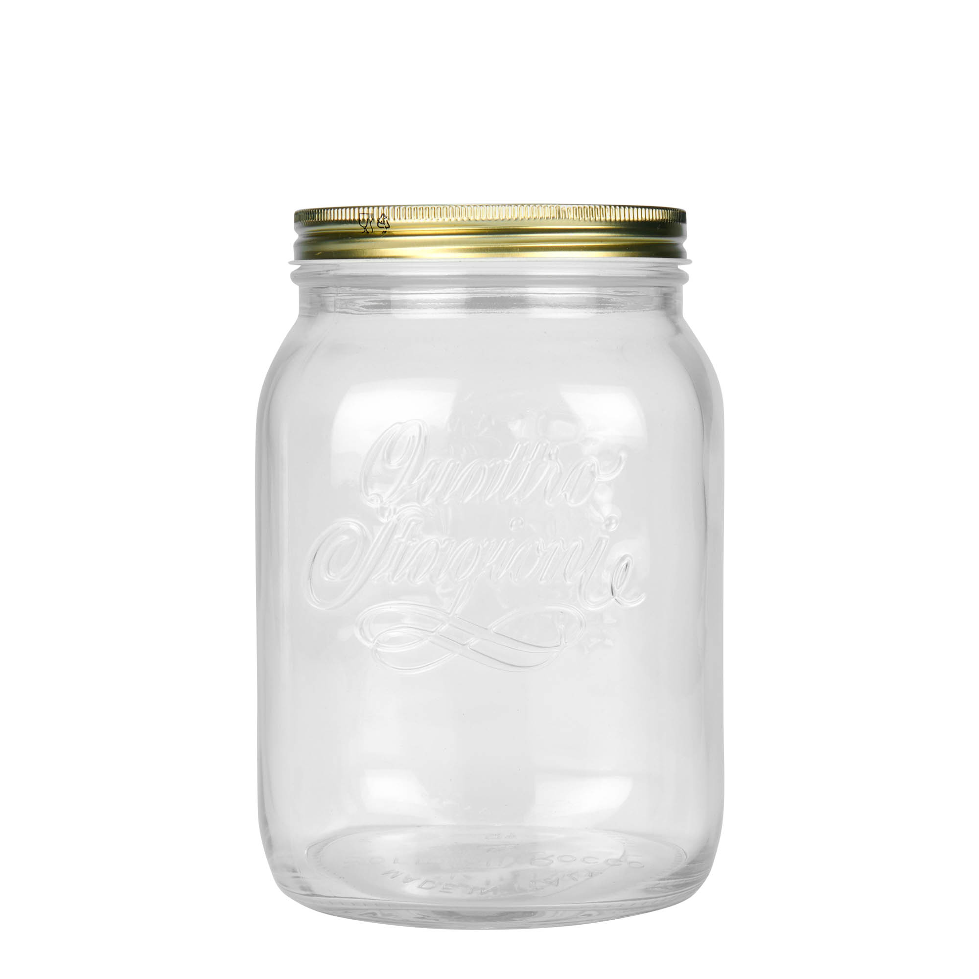 2.000 ml verre 'Quattro Stagioni', ouverture : bouchon à vis