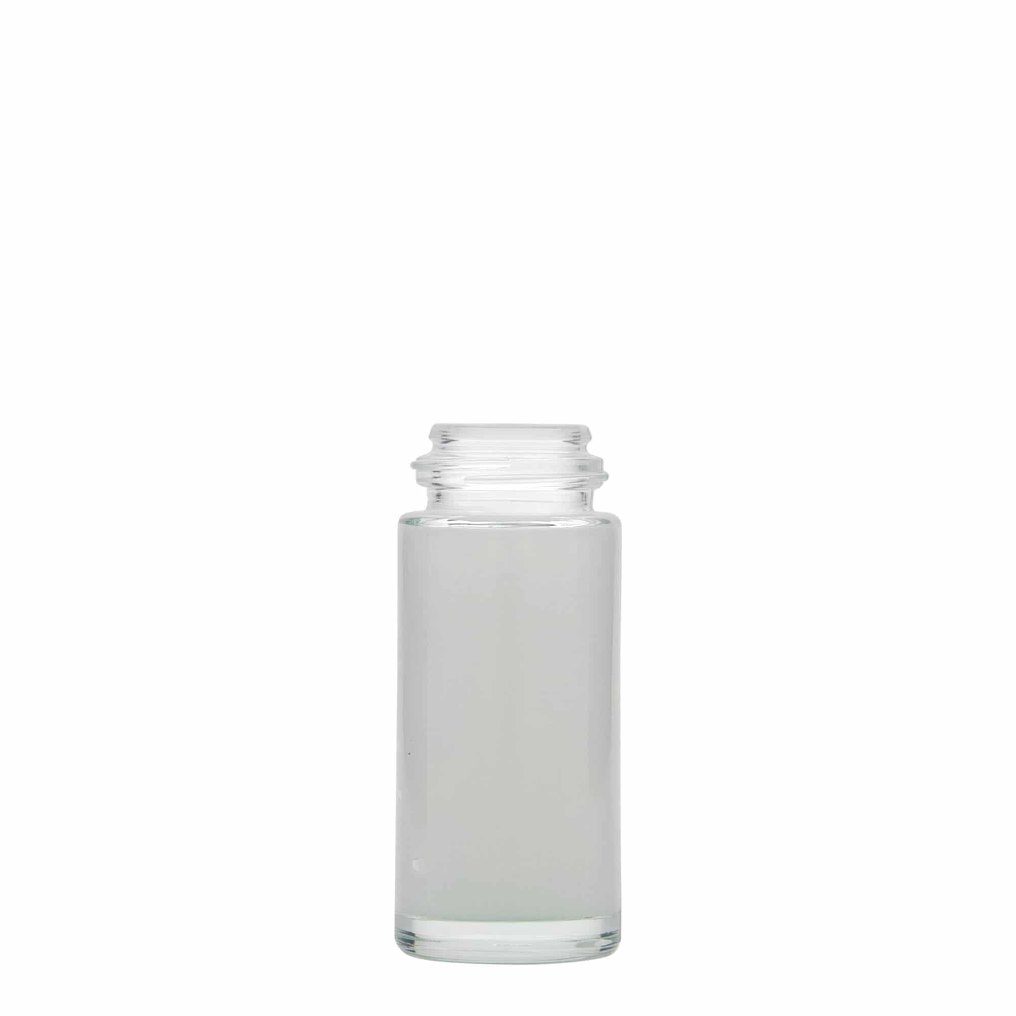 Flacon roll-on de 50 ml, verre, ouverture : bouchon à vis