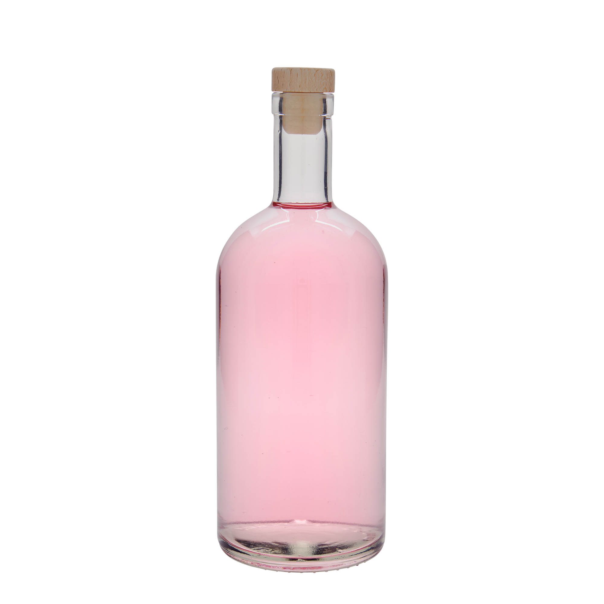 Bouteille en verre 1000 ml 'Gerardino', ouverture : bouchon en liège Bouteille en verre 1000 ml 'Gerardino', ouverture : bouchon en liège