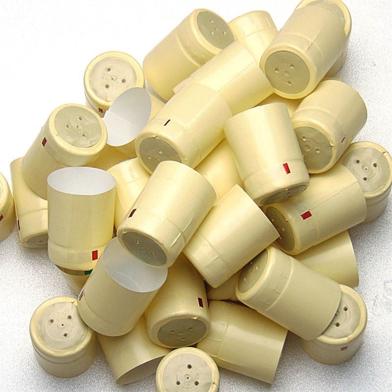 Capsule rétractable 32x41, plastique PVC, champagne Capsule rétractable 32x41, plastique PVC, champagne