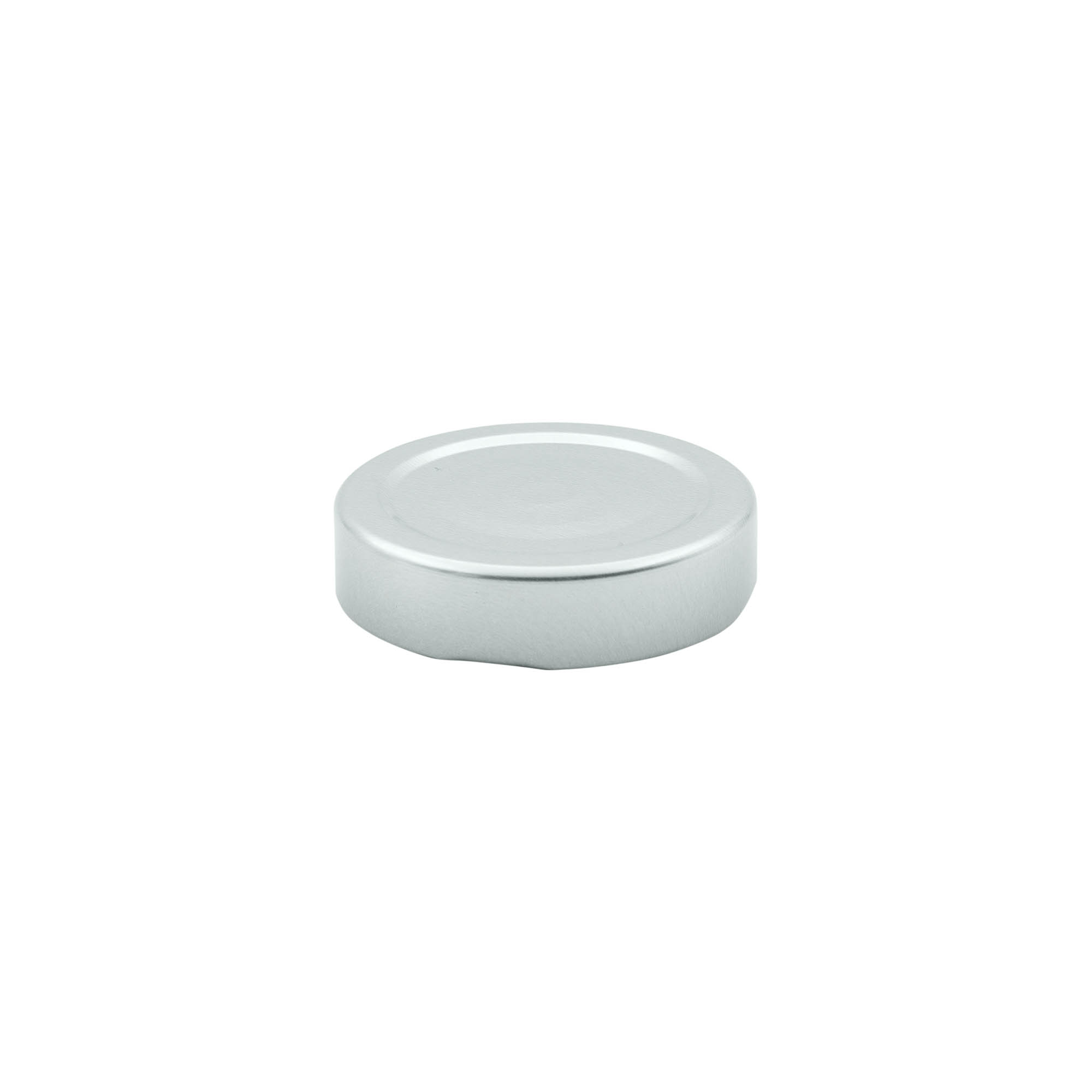 Bouchon à vis profond, tôle blanche, argenté, pour ouverture : Deep-TO 58 Bouchon à vis profond, tôle blanche, argenté, pour ouverture : Deep-TO 58