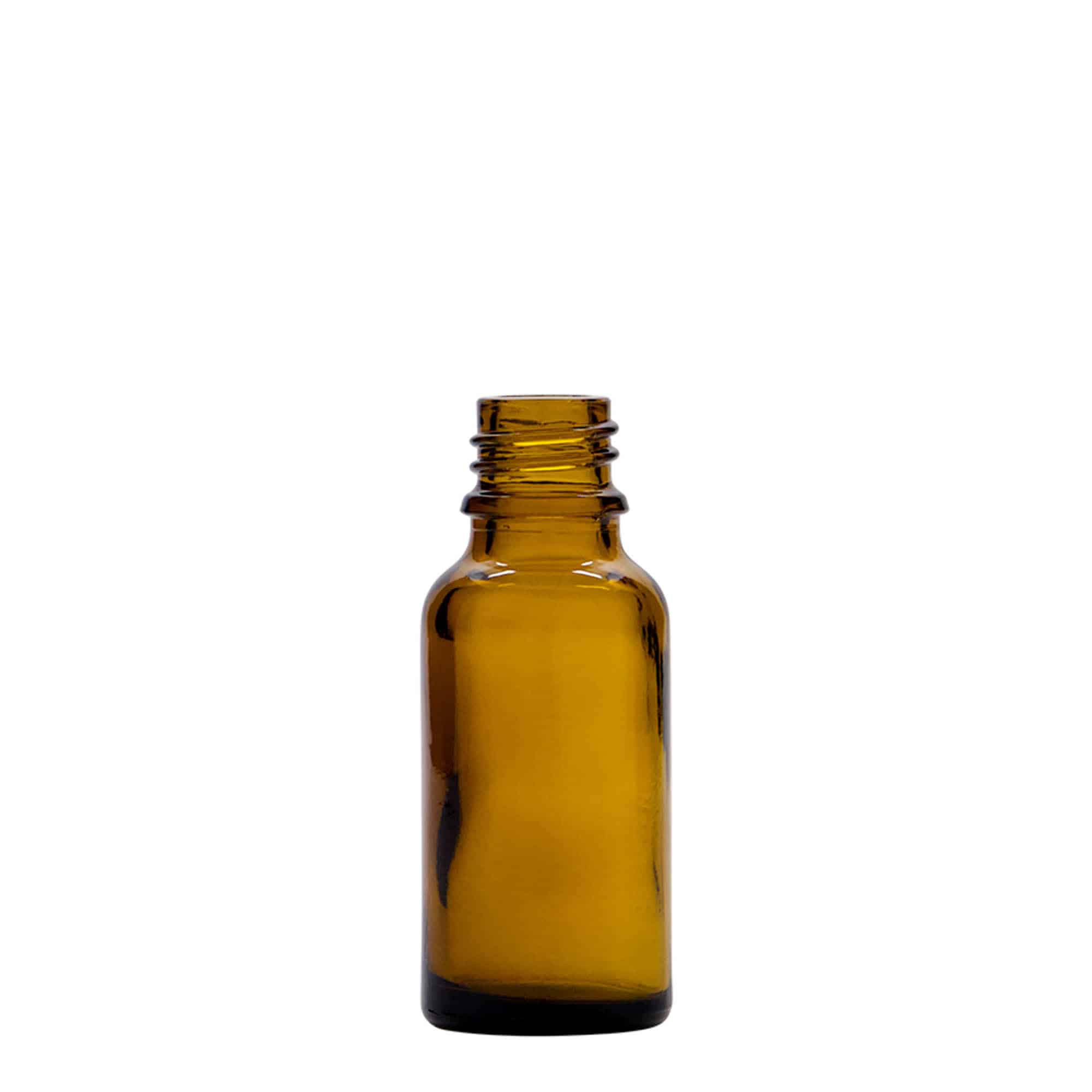 Flacon pulvérisateur 20 ml Médical, verre, brun, embout : DIN 18