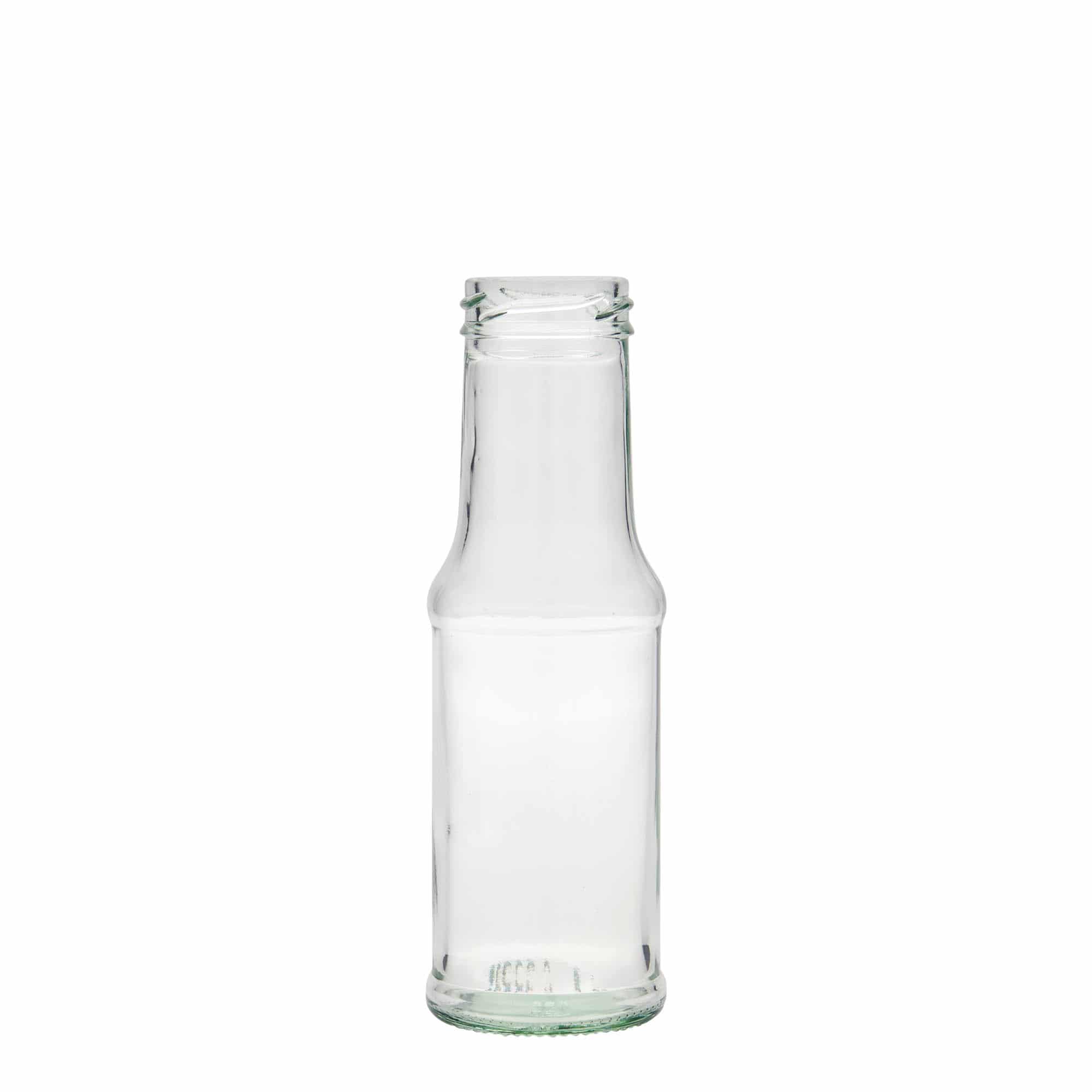 Flacon à sauce 200 ml, verre, bouchage: Twist-Off (TO 43) Flacon à sauce 200 ml, verre, bouchage: Twist-Off (TO 43)