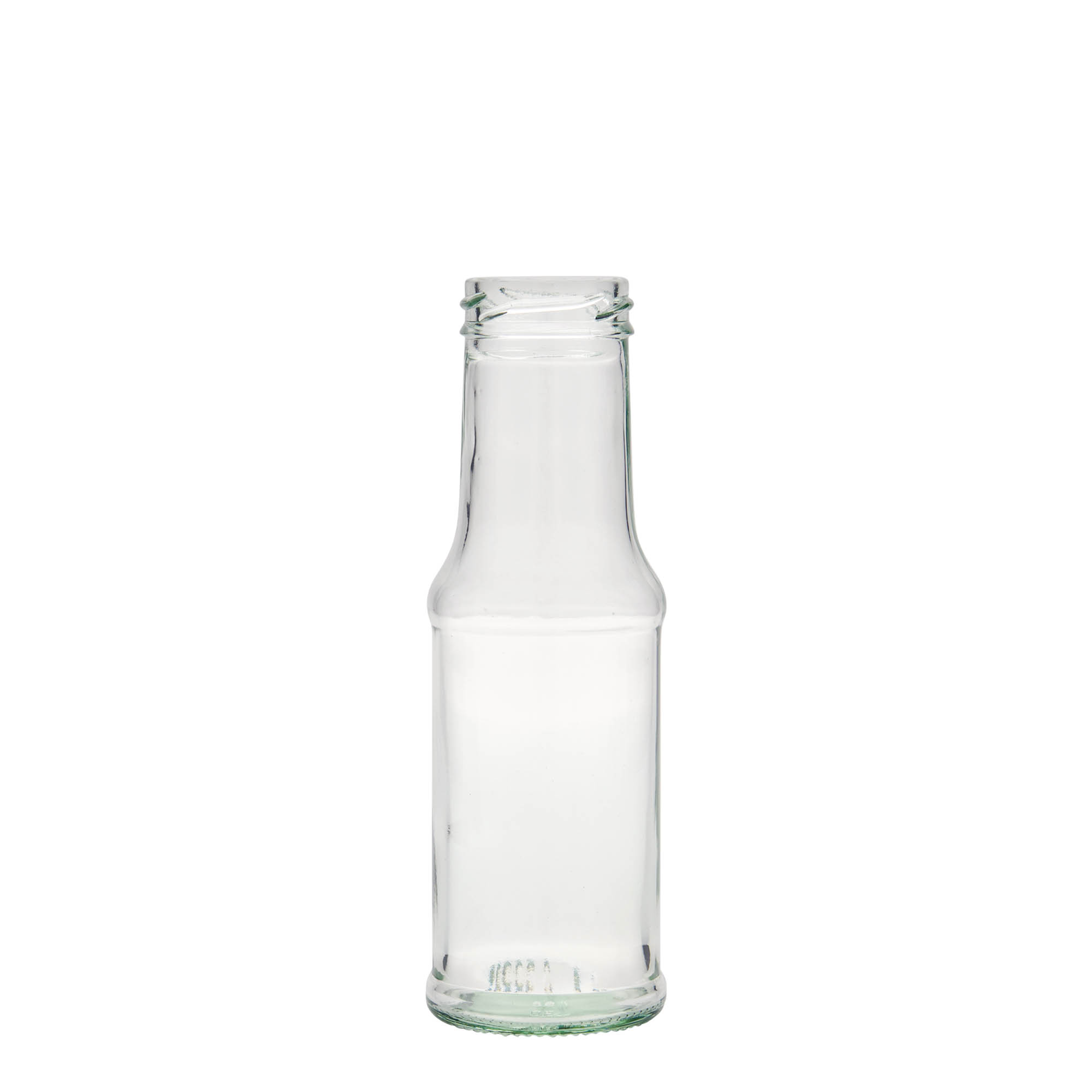 Flacon à sauce 200 ml, verre, ouverture : Twist-Off (TO 43) Flacon à sauce 200 ml, verre, ouverture : Twist-Off (TO 43)