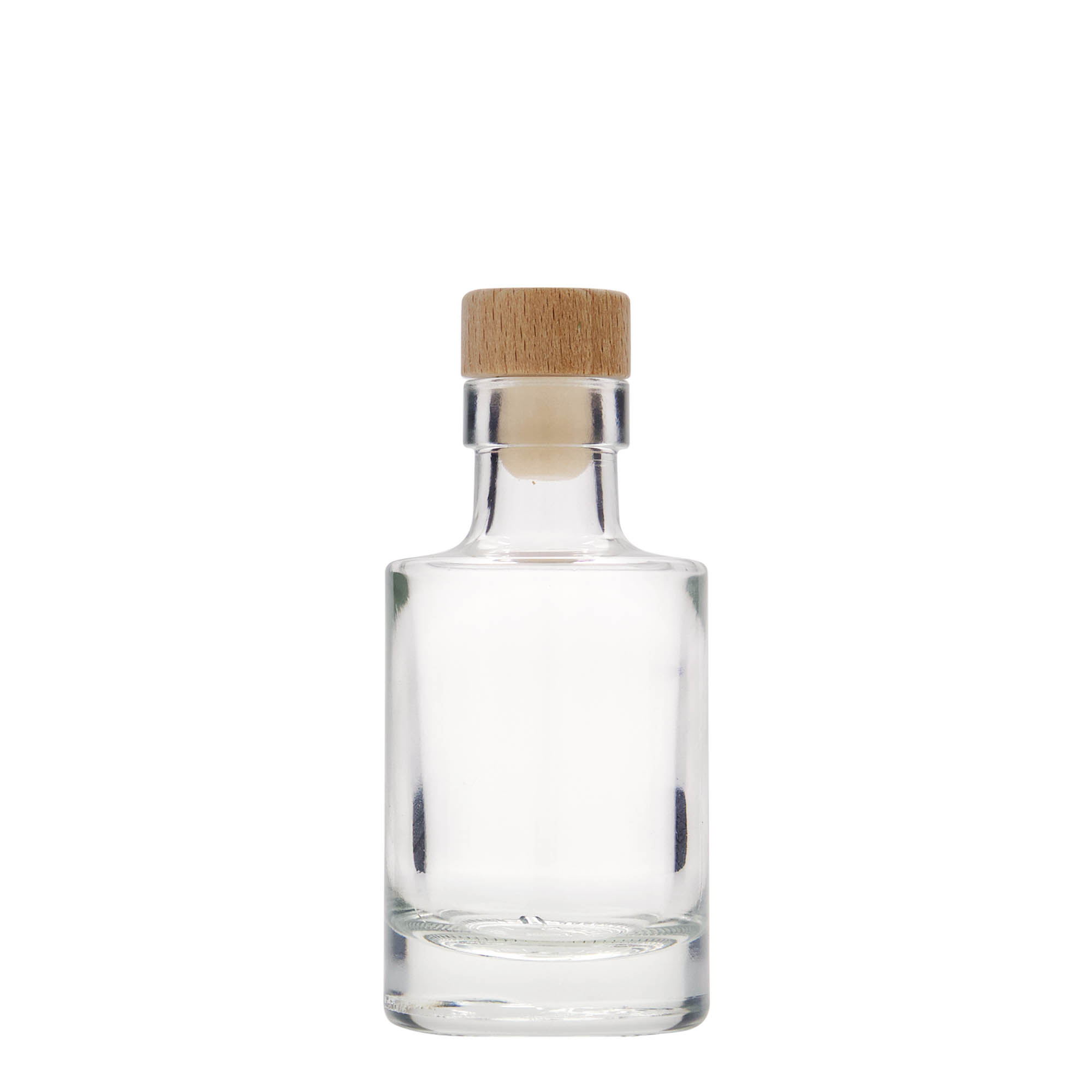 Flacon en verre 100 ml « Aventura », ouverture : bouchon en liège