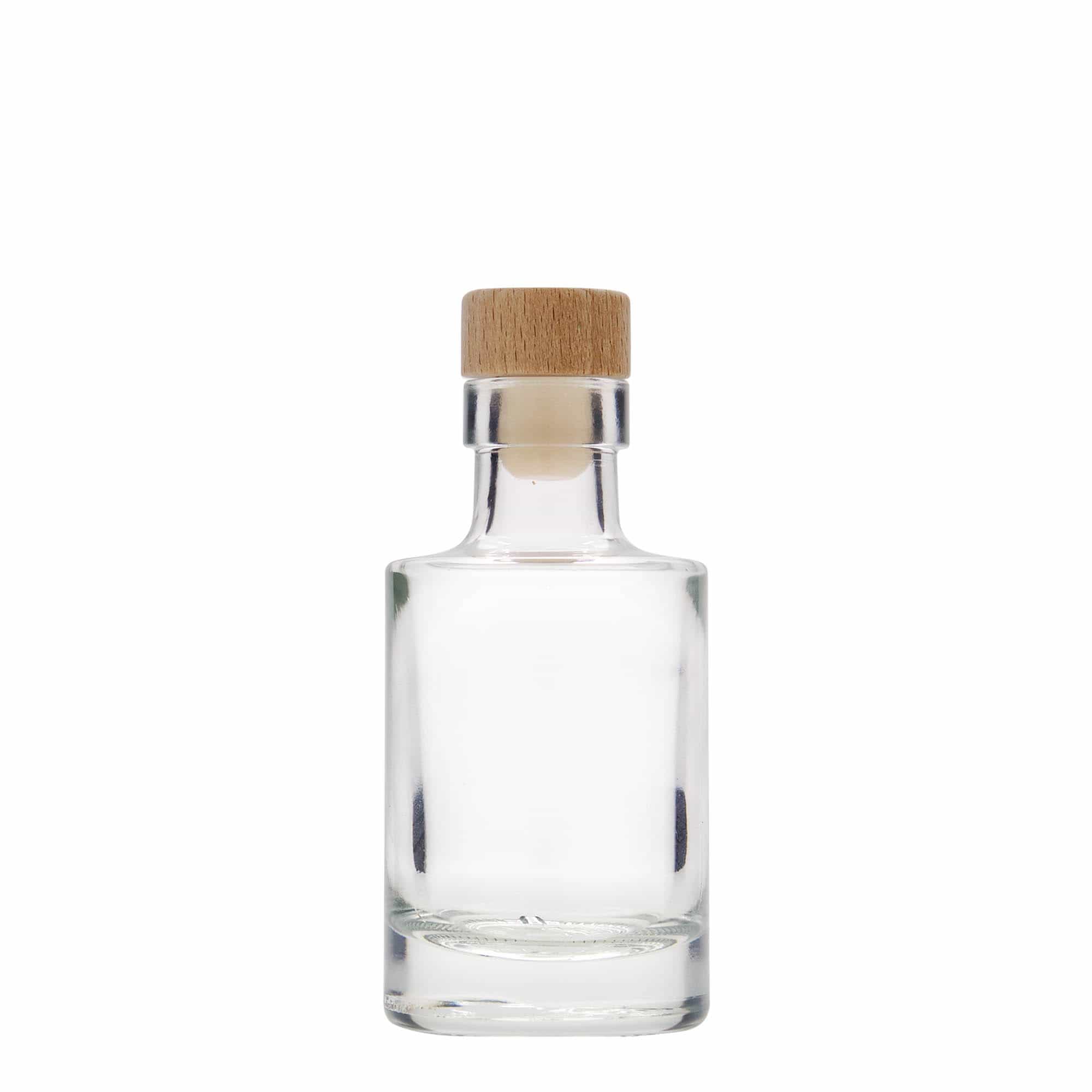 Flacon en verre 100 ml « Aventura », ouverture : bouchon en liège