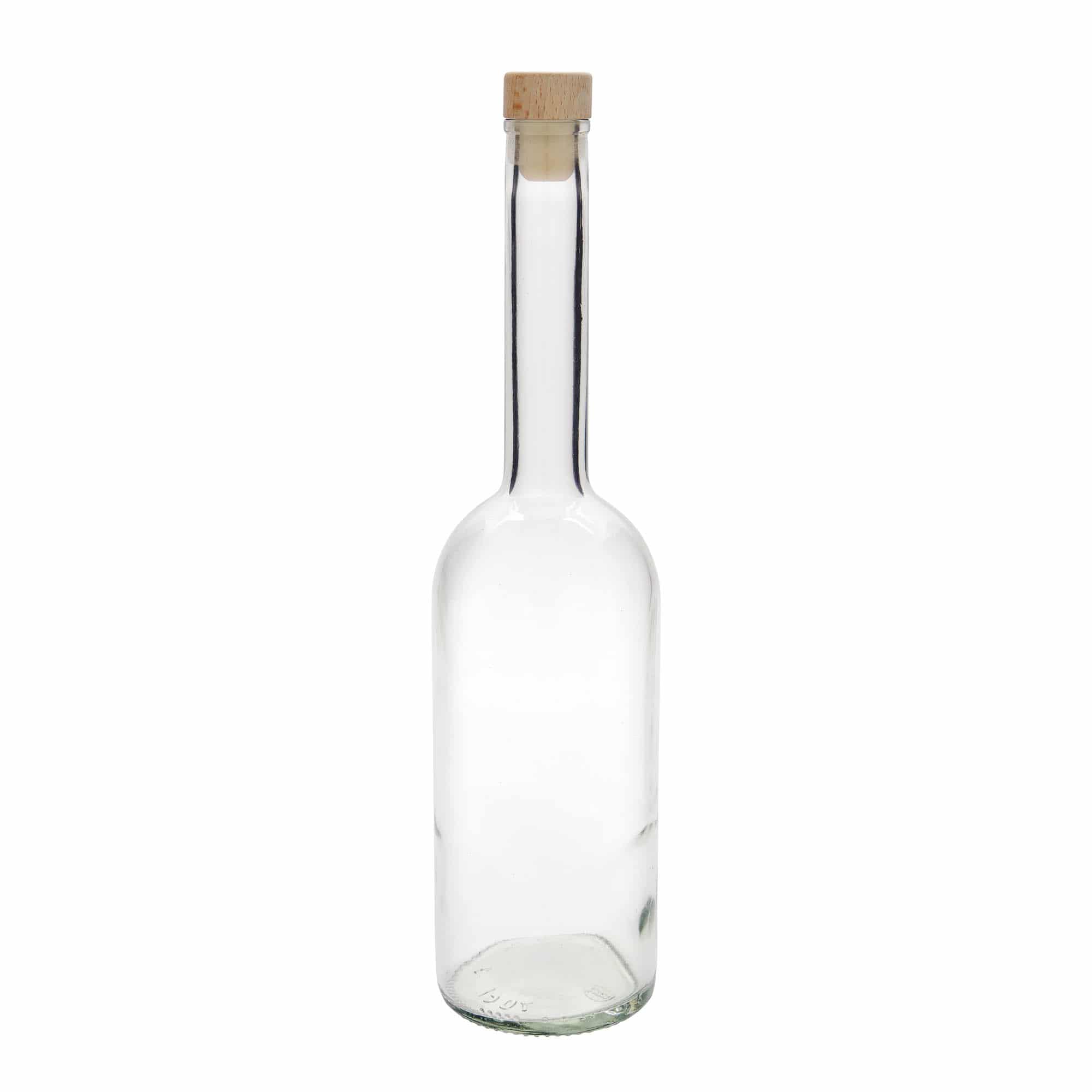 Bouteille en verre 700 ml « Opera », ouverture : bouchon en liège
