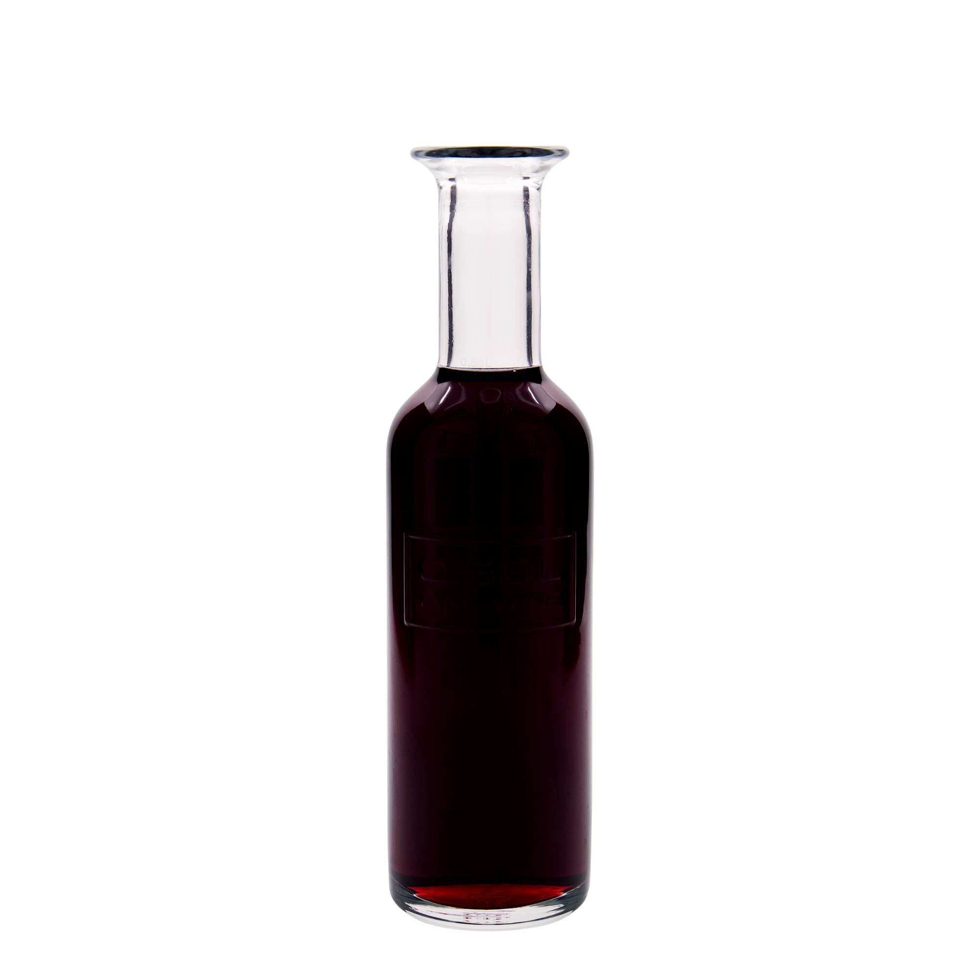 Bouteille en verre de 500 ml 'Optima Fine Wine', ouverture : bouchon en liège Bouteille en verre de 500 ml 'Optima Fine Wine', ouverture : bouchon en liège