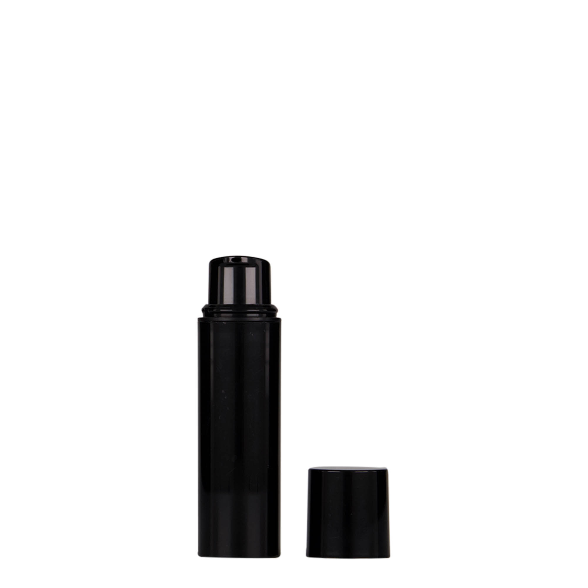 Distributeur airless 10 ml « Nano », plastique PP, noir
