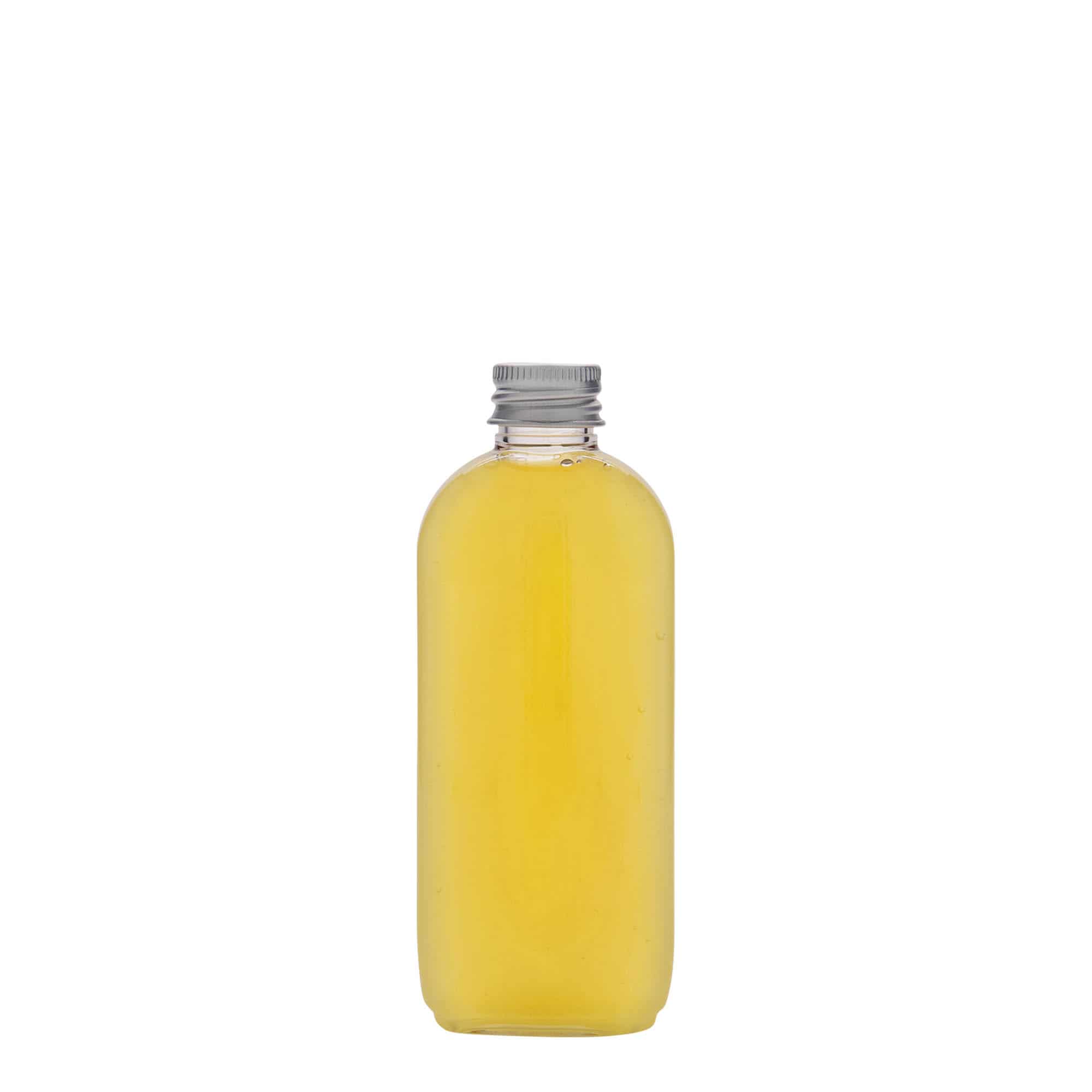 Bouteille en PET 100 ml 'Iris', ovale, plastique, bouchage: 20/410
