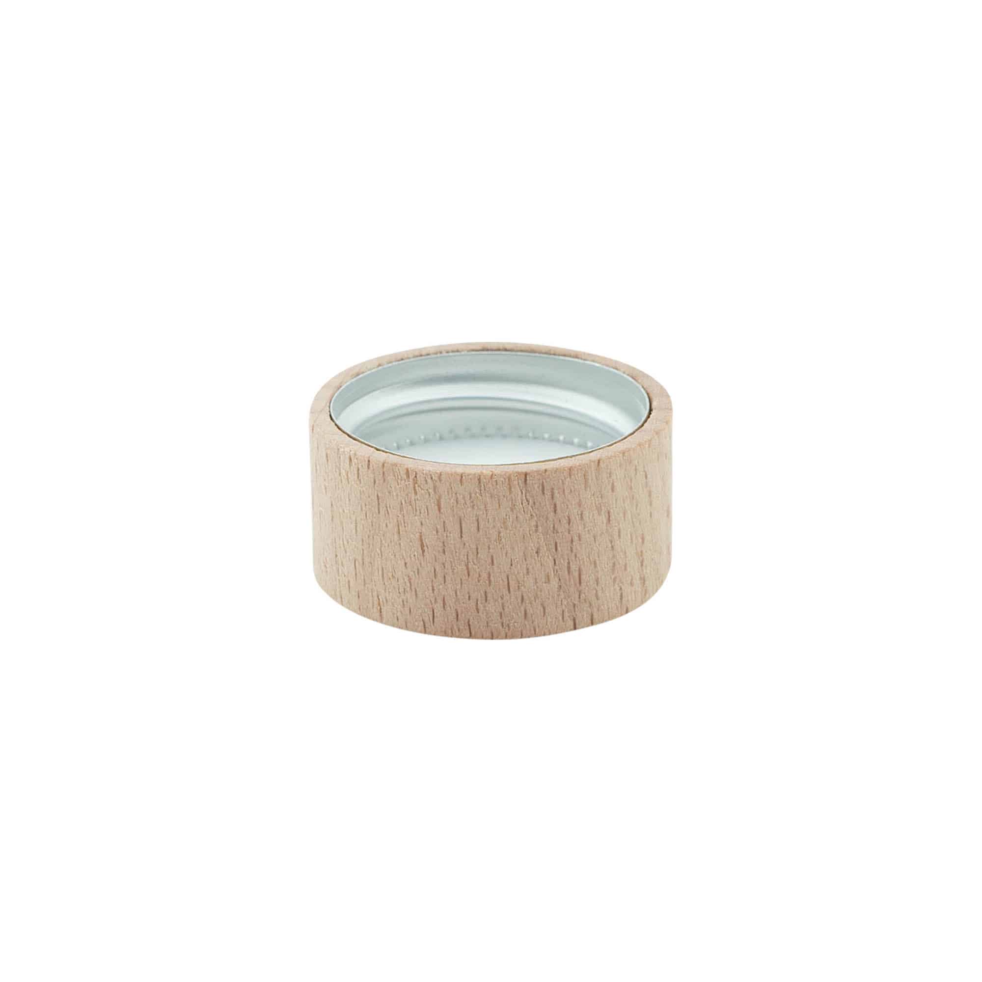 Bouchon à vis, bois, beige, pour embouchure : GPI 28/400 Bouchon à vis, bois, beige, pour embouchure : GPI 28/400