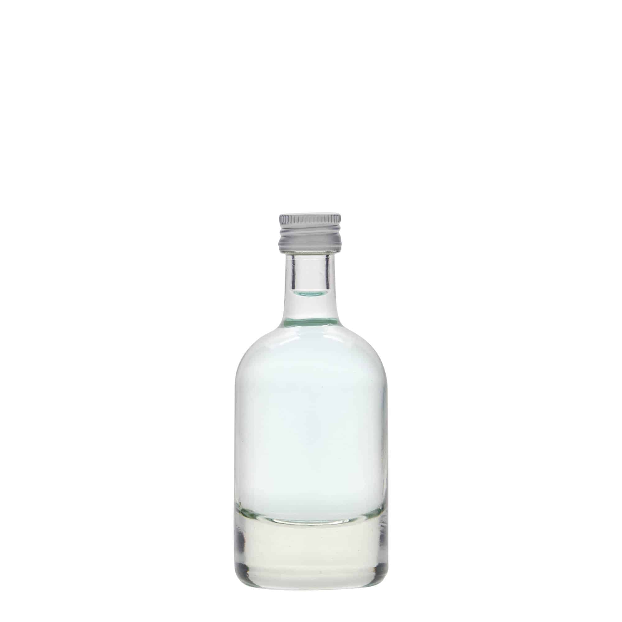 Bouteille en verre 50 ml 'Linea Uno', bouchage: PP 18