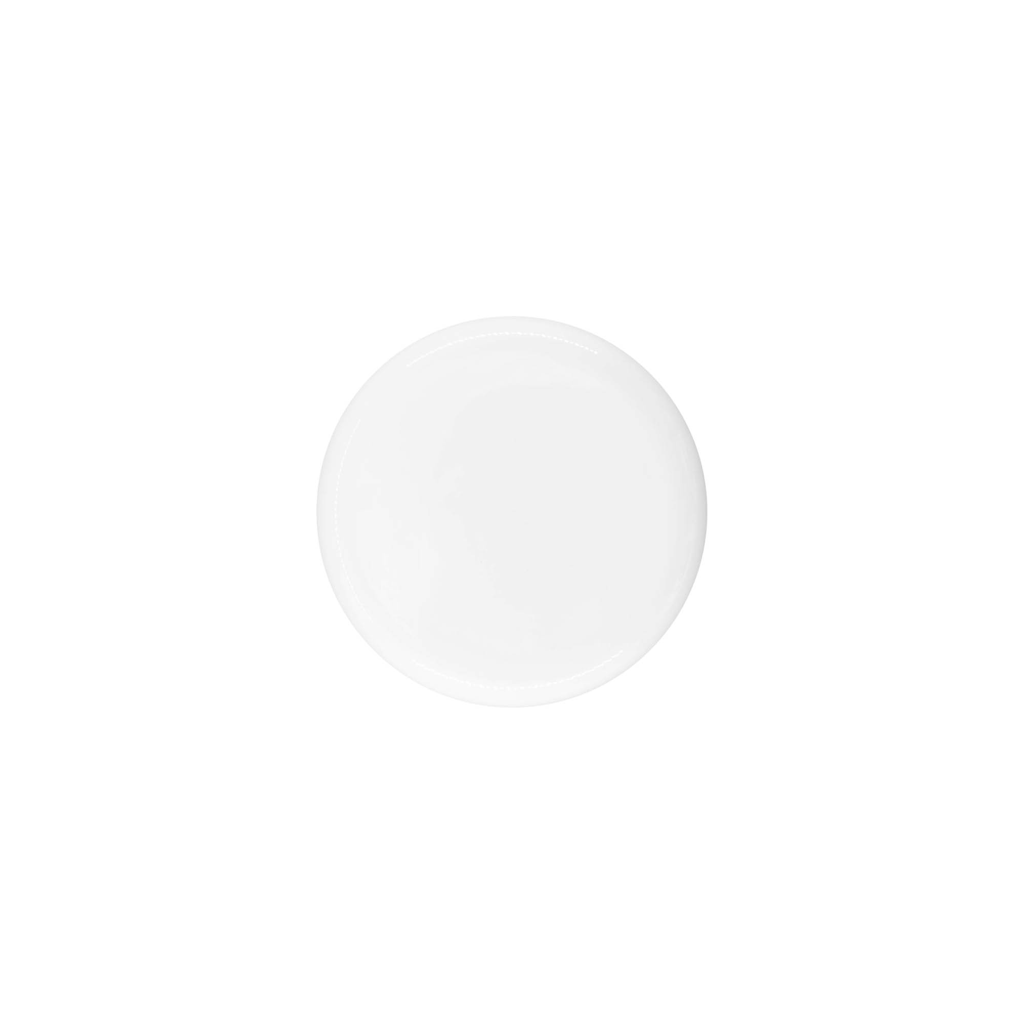 Bouchon à vis pour 50 ml 'Bianca', plastique PP, blanc