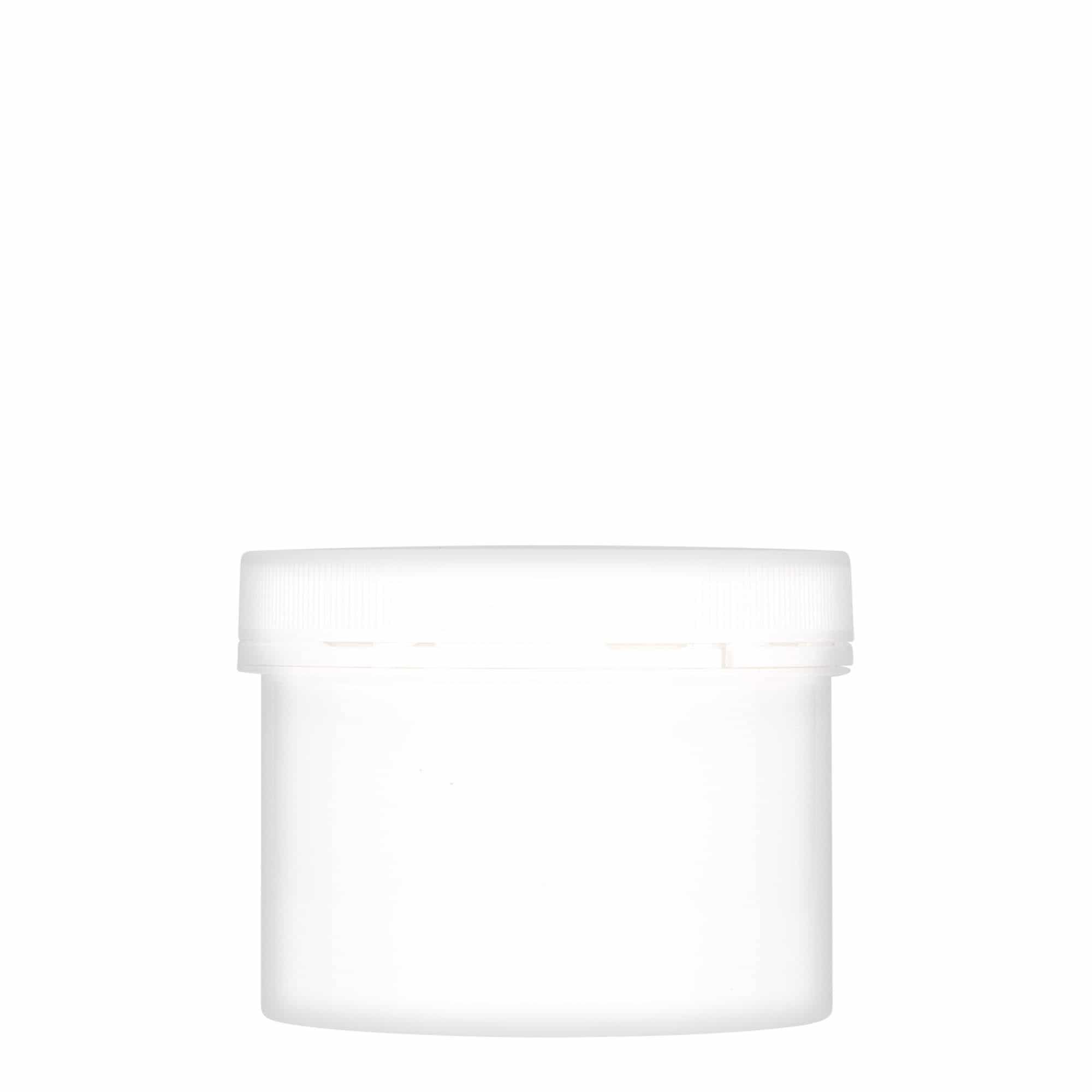 Boîte en plastique 300 ml 'Securilock', PP, blanche, col : bouchon à vis