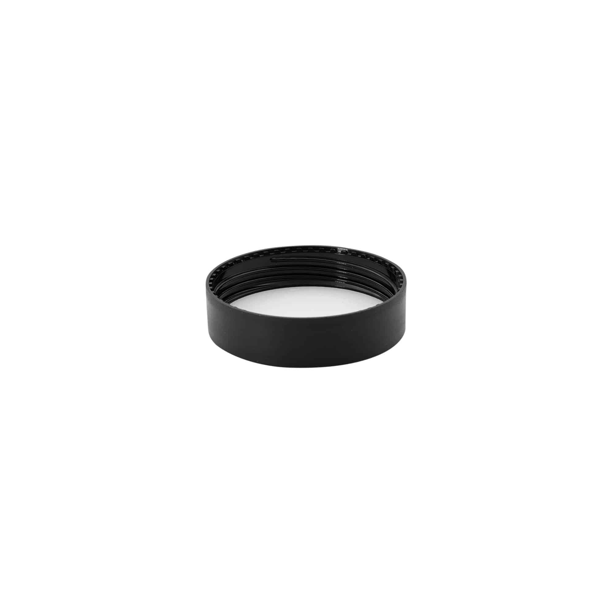 Bouchon à vis pour 30 ml 'Antonella', plastique PP, noir