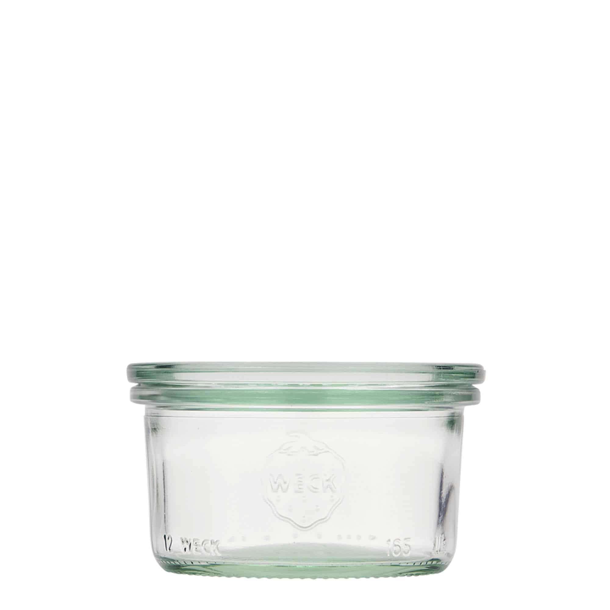 Verrine WECK 165 ml, bouchage: bords arrondis Verrine WECK 165 ml, bouchage: bords arrondis