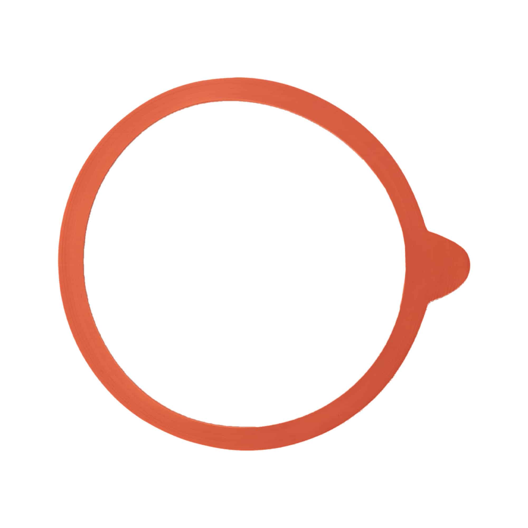 Anneau de stérilisation WECK RR120, rouge, ouverture : bord rond