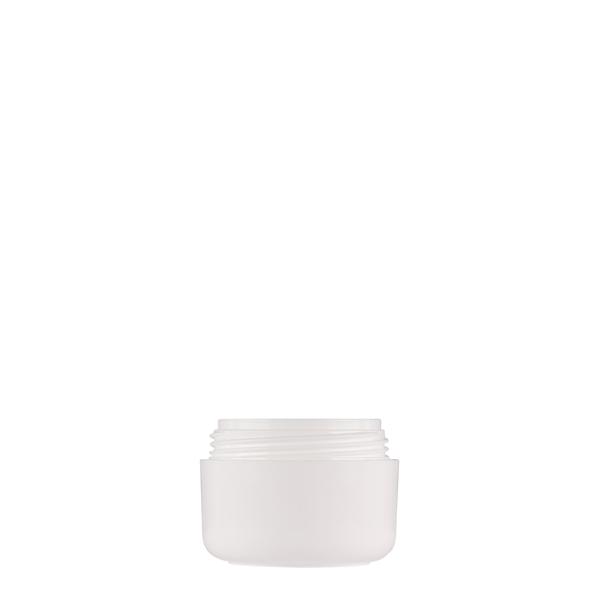 Dose en plastique 15 ml 'Bianca', PP, blanc, ouverture : bouchon à vis