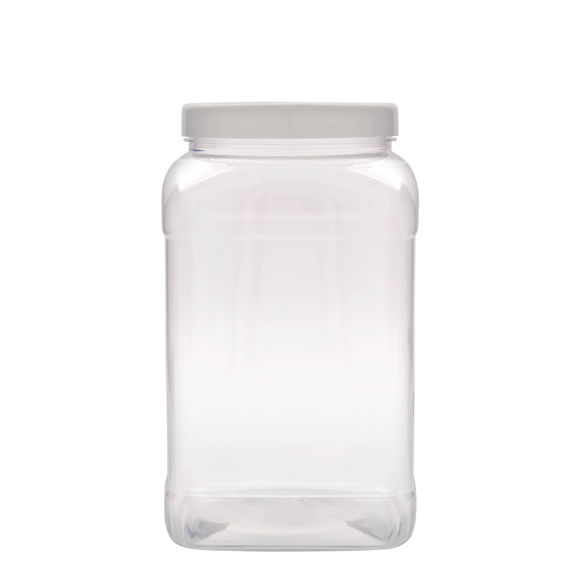 Boîte PET 3 000 ml 'Dana', carrée, plastique, ouverture : 110/400 Boîte PET 3 000 ml 'Dana', carrée, plastique, ouverture : 110/400