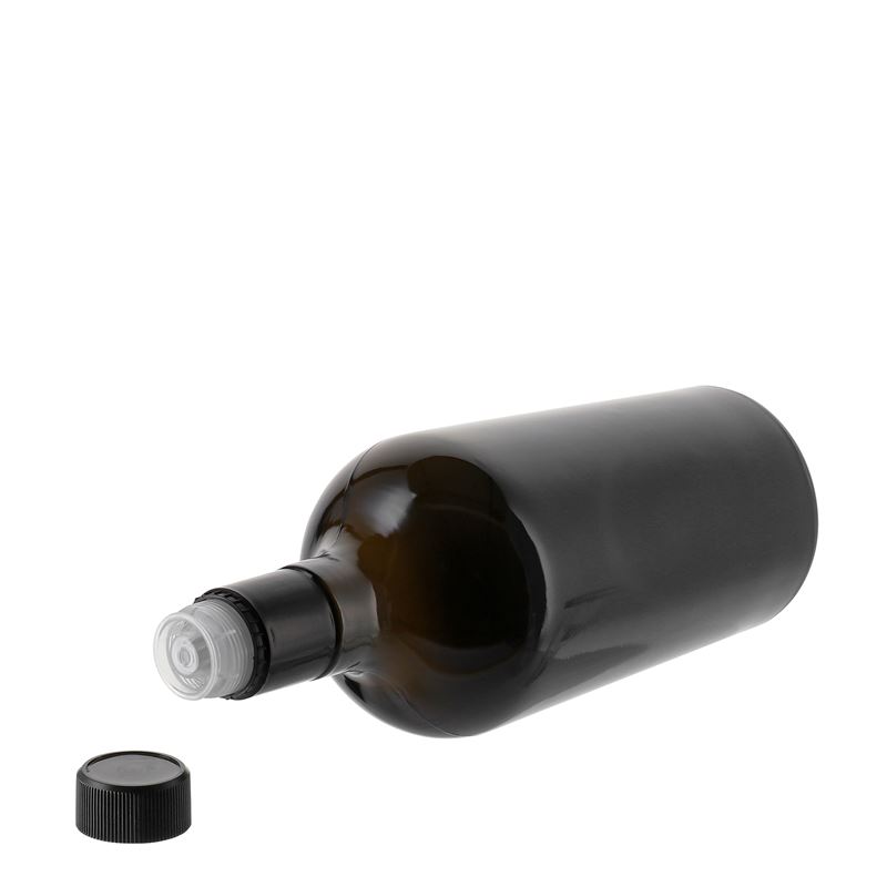 Flacon de vinaigre/huile 750 ml 'Oleum', verre, vert antique, ouverture : DOP Flacon de vinaigre/huile 750 ml 'Oleum', verre, vert antique, ouverture : DOP