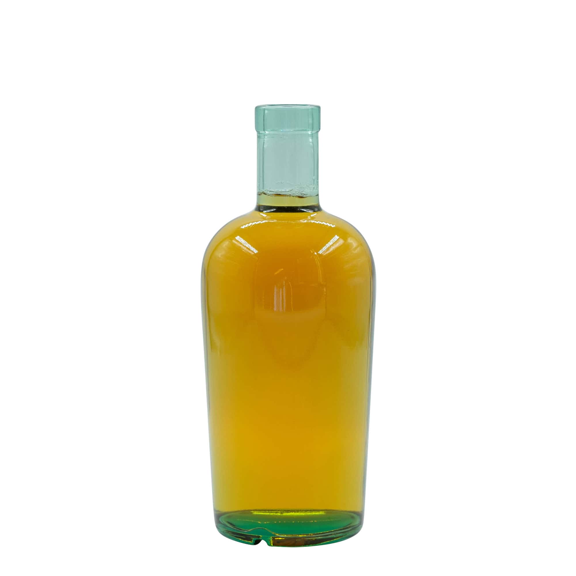 Bouteille en verre 700 ml « Teo Light », ouverture : bouchon en liège