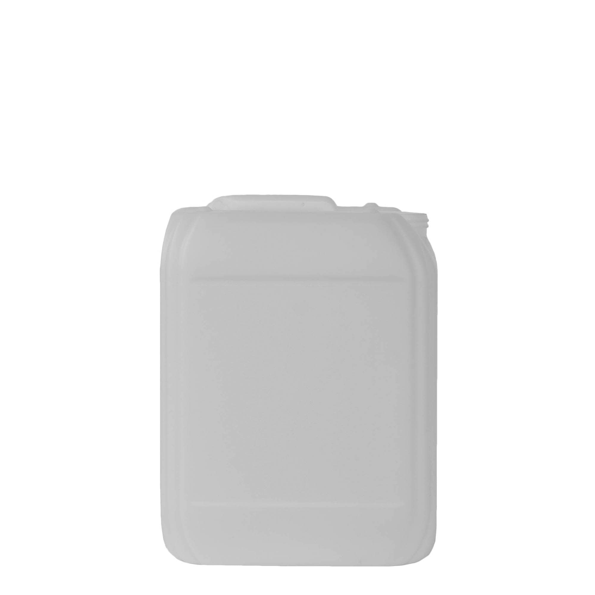 Bidon de 10 l, rectangulaire, plastique HDPE, naturel, ouverture : ND 55
