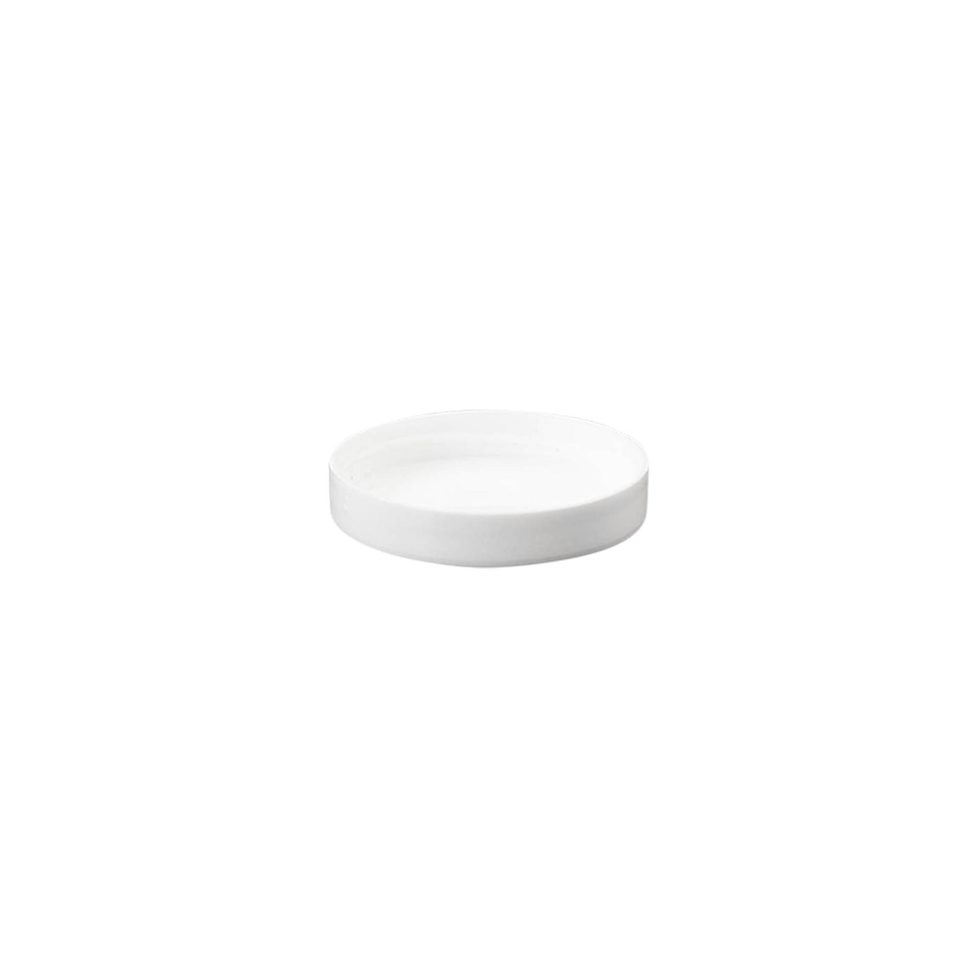 Bouchon à vis 'White Line' 6 ml, plastique PP, blanc