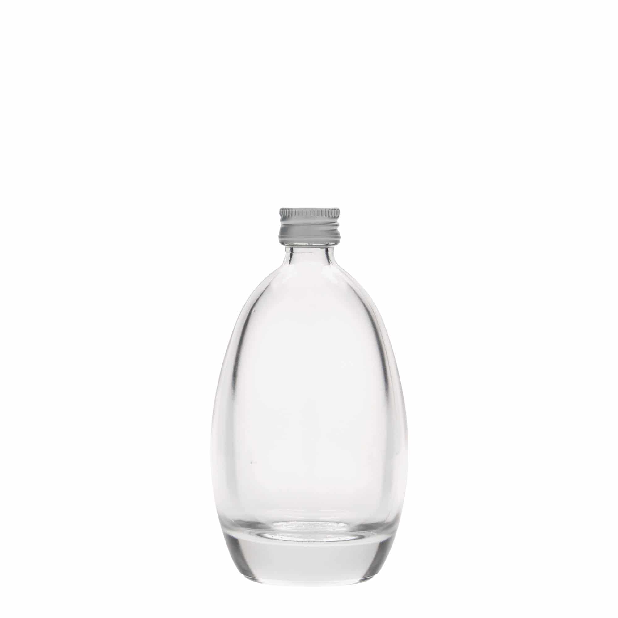 Bouteille en verre 100 ml 'Œuf', bouchage: PP 18