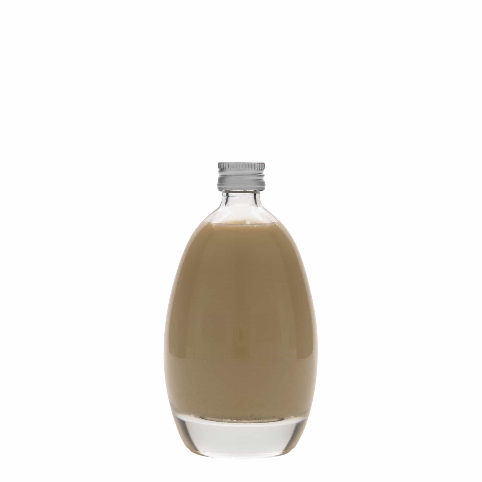 Bouteille en verre 100 ml 'Œuf', bouchage: PP 18