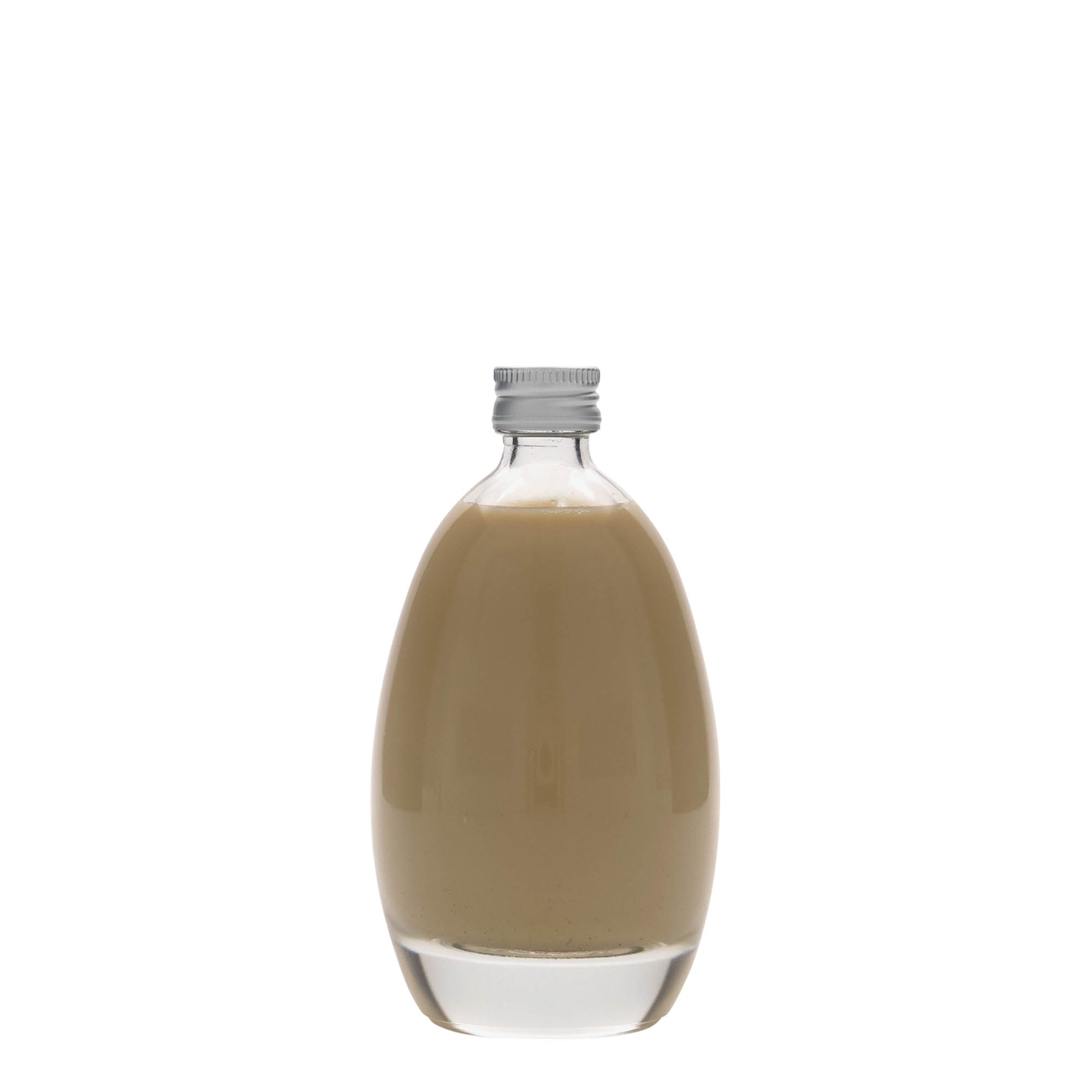 Flacon en verre 100 ml « Œuf », ouverture : PP 18 Flacon en verre 100 ml « Œuf », ouverture : PP 18