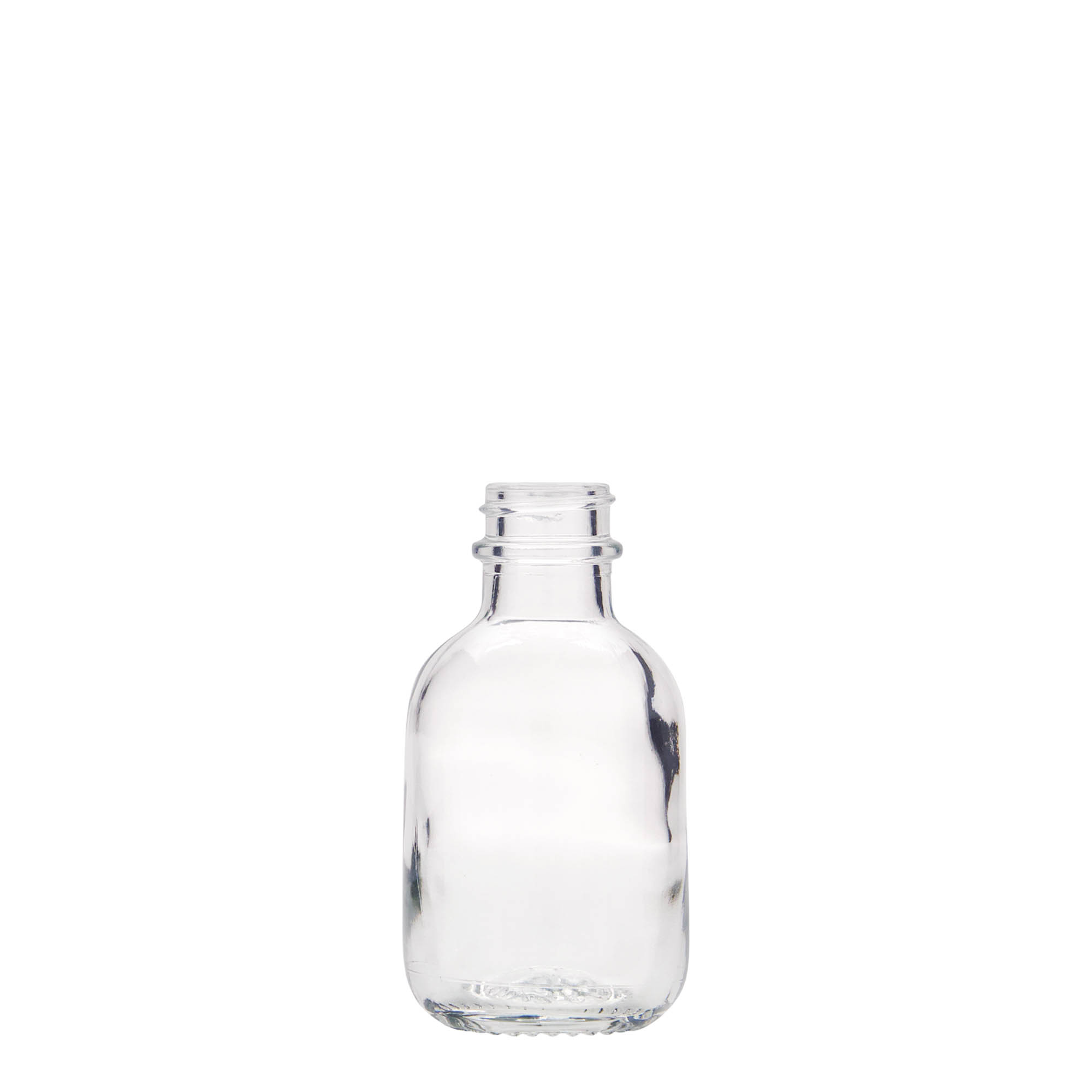 Flacon en verre de 50 ml « Lotto », ouverture : GPI 22 Flacon en verre de 50 ml « Lotto », ouverture : GPI 22