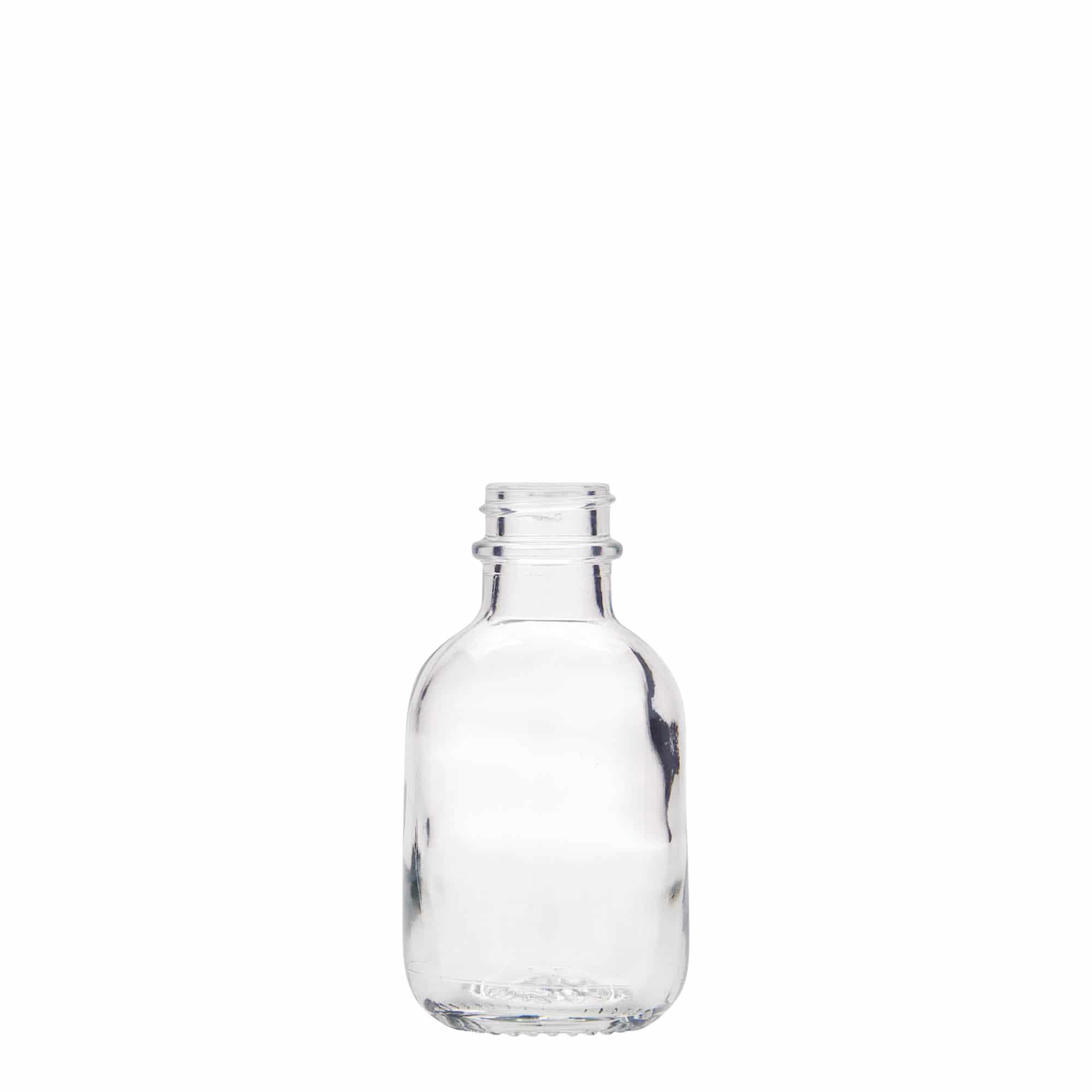 Flacon en verre de 50 ml « Lotto », ouverture : GPI 22