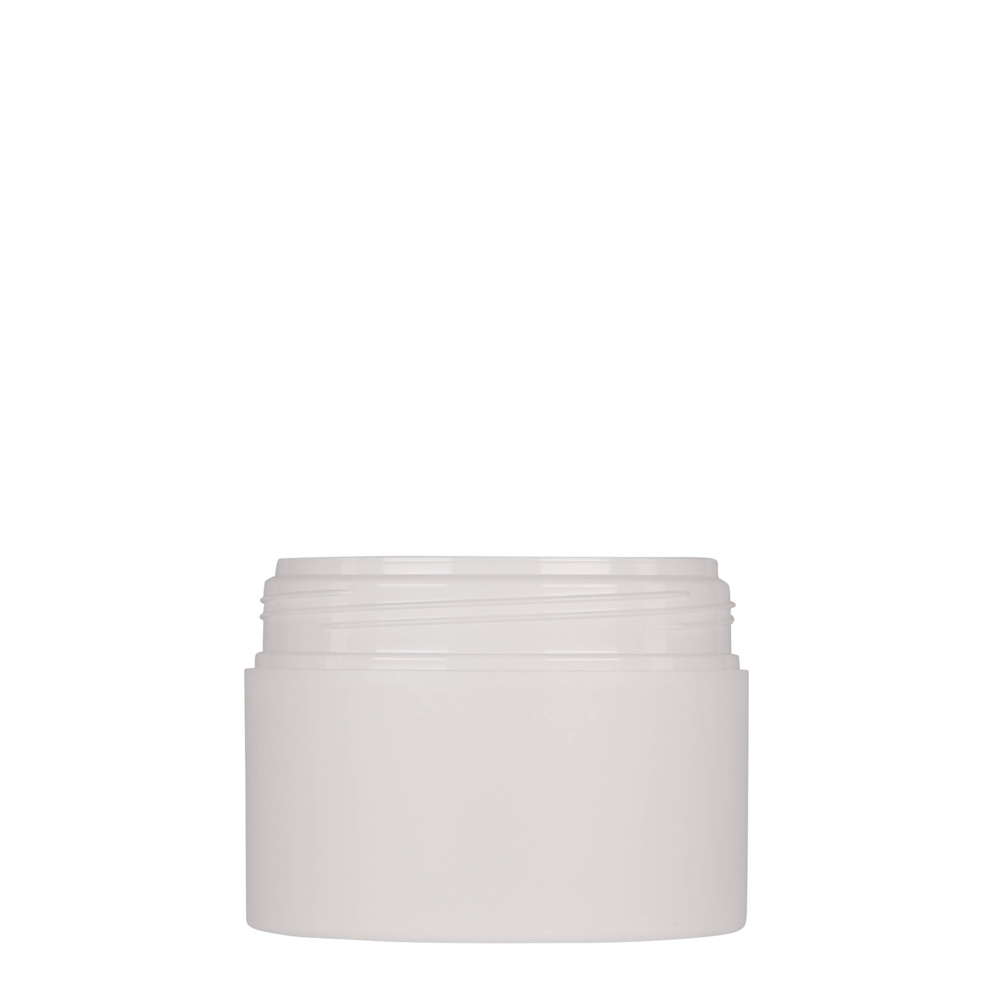 Pot en plastique 150 ml 'Antonella', PP, blanc, ouverture : bouchon à vis Pot en plastique 150 ml 'Antonella', PP, blanc, ouverture : bouchon à vis