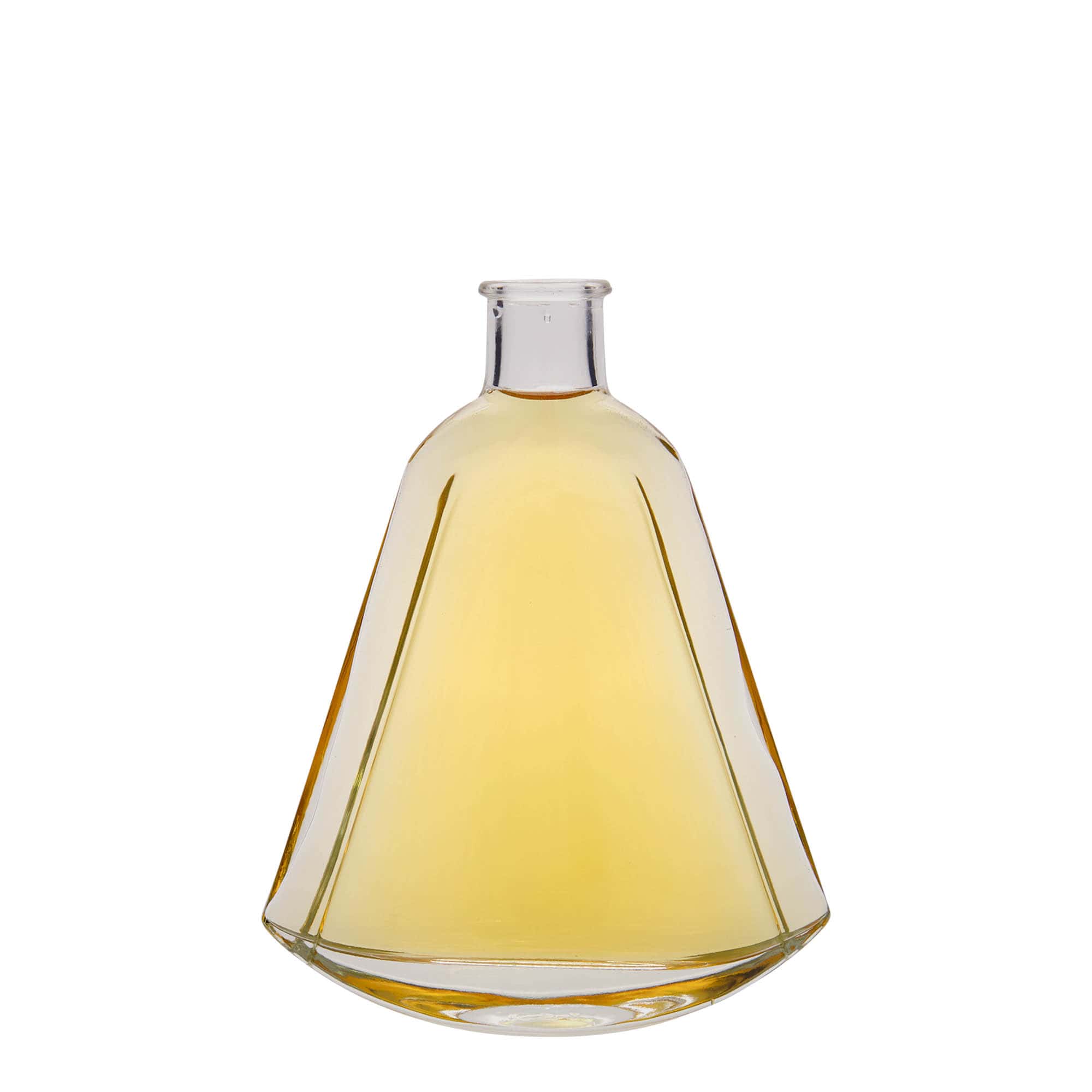 Bouteille en verre 200 ml 'Maurizio', ovale, ouverture : liège