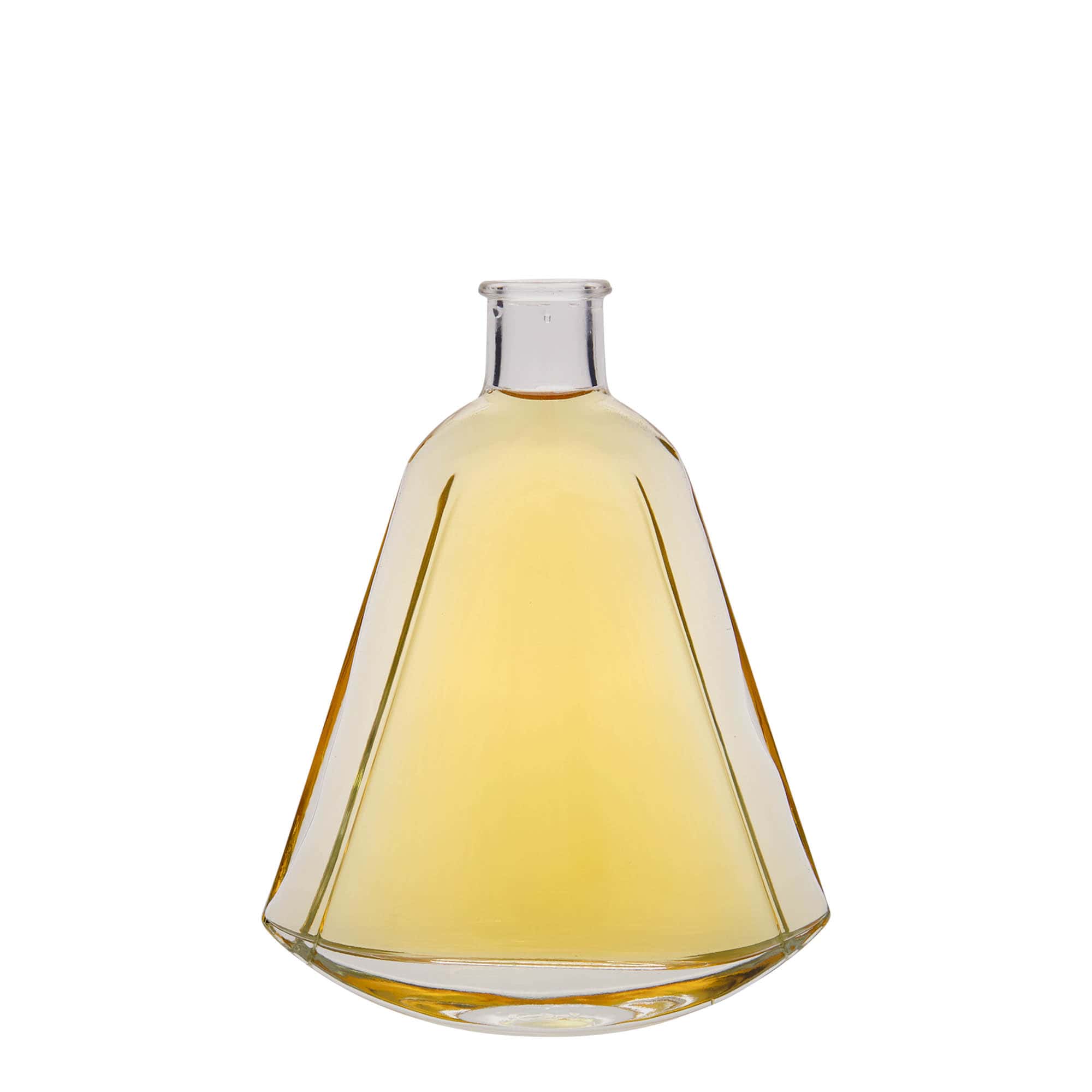 Bouteille en verre 200 ml 'Maurizio', ovale, ouverture : liège Bouteille en verre 200 ml 'Maurizio', ovale, ouverture : liège