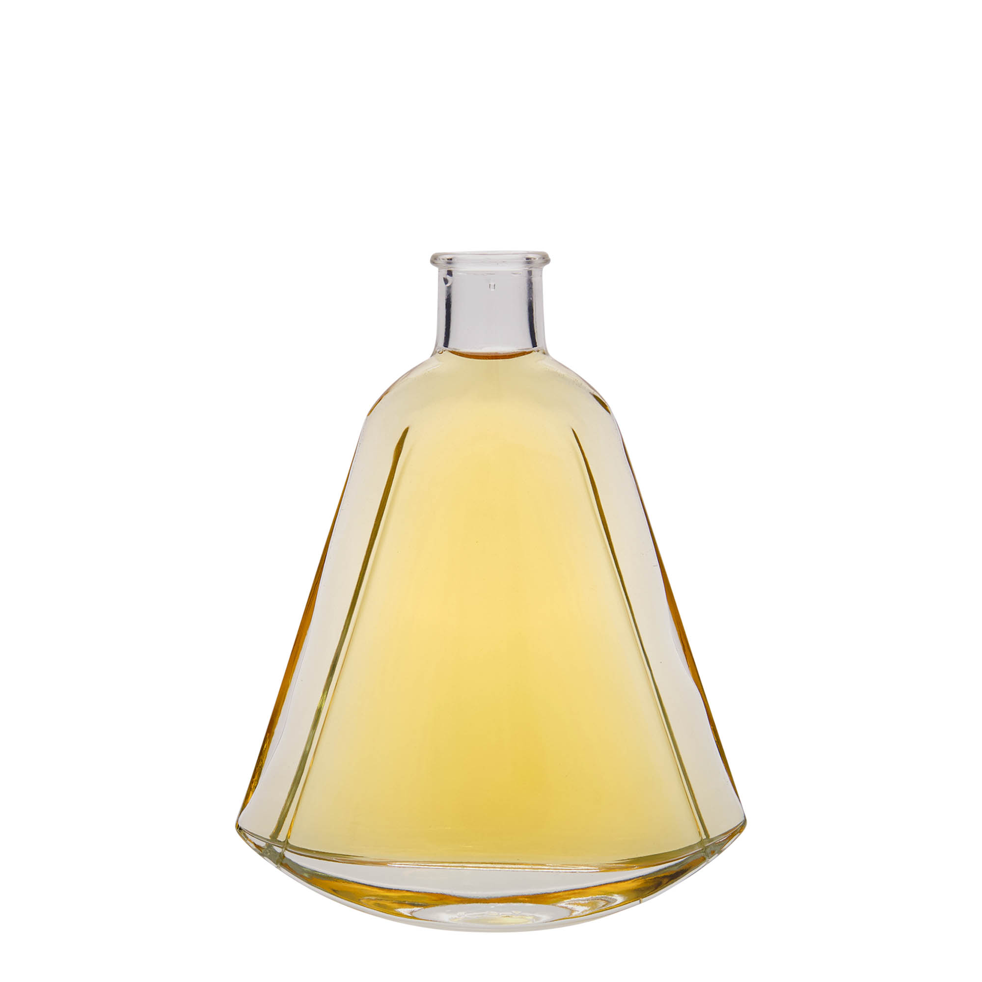 Bouteille en verre 200 ml 'Maurizio', ovale, ouverture : liège