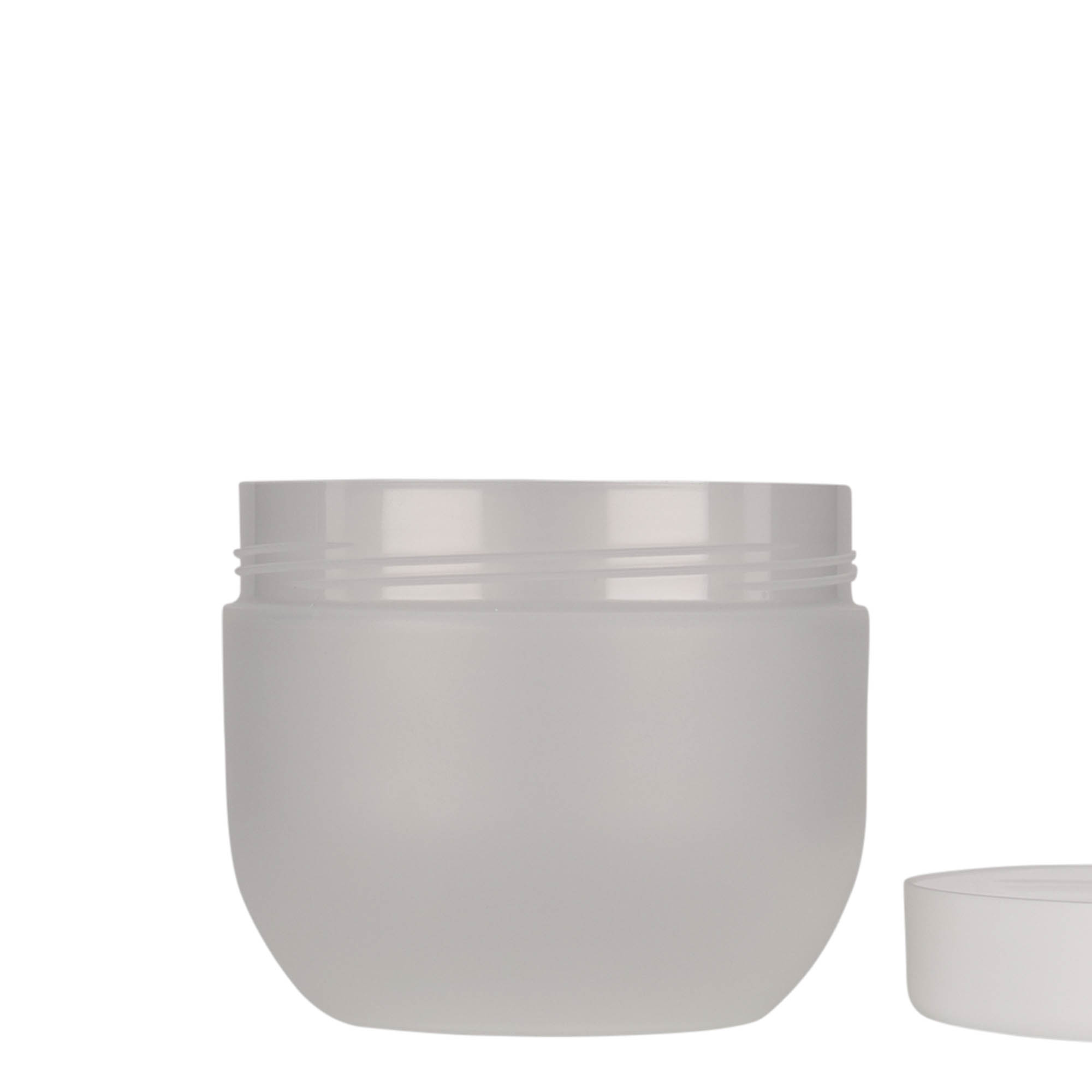 Dose en plastique 500 ml 'Magic', PP, naturel, ouverture : bouchon à vis Dose en plastique 500 ml 'Magic', PP, naturel, ouverture : bouchon à vis