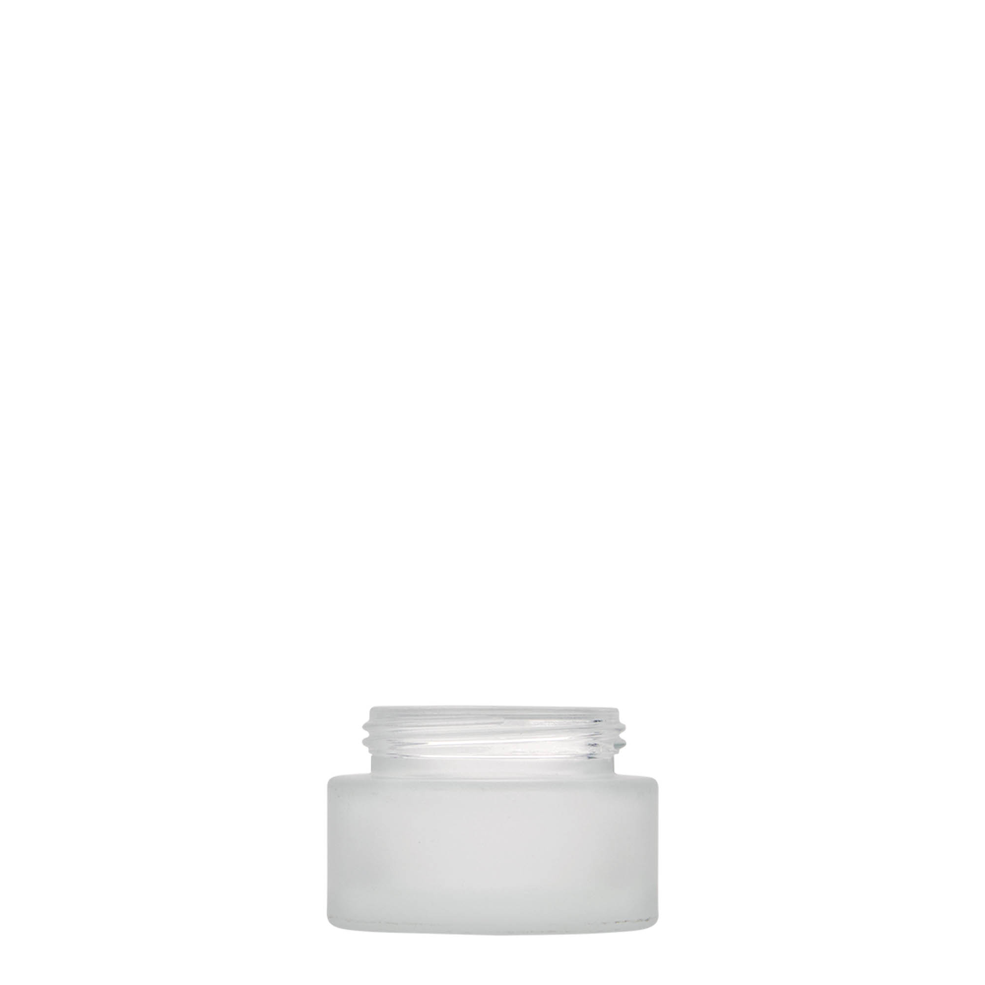 15 ml pot « Édition Platine », verre, givré, ouverture : fermeture à vis 15 ml pot « Édition Platine », verre, givré, ouverture : fermeture à vis