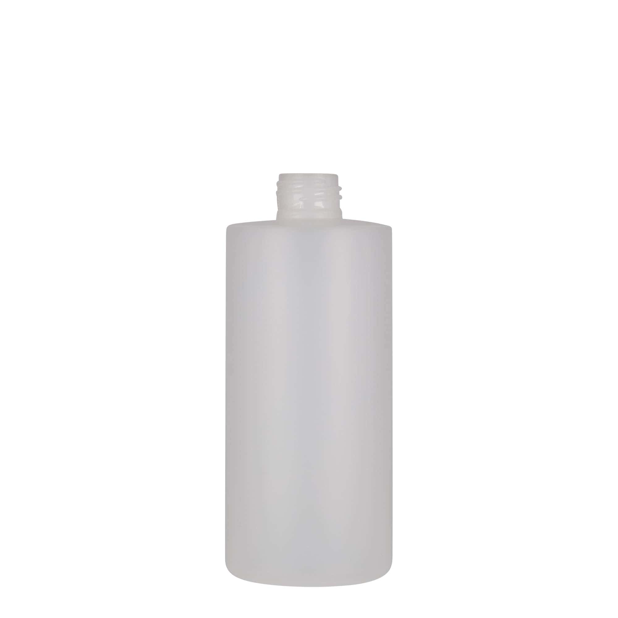 Flacon en plastique 300 ml 'Pipe', HDPE, blanc, ouverture : 24/410