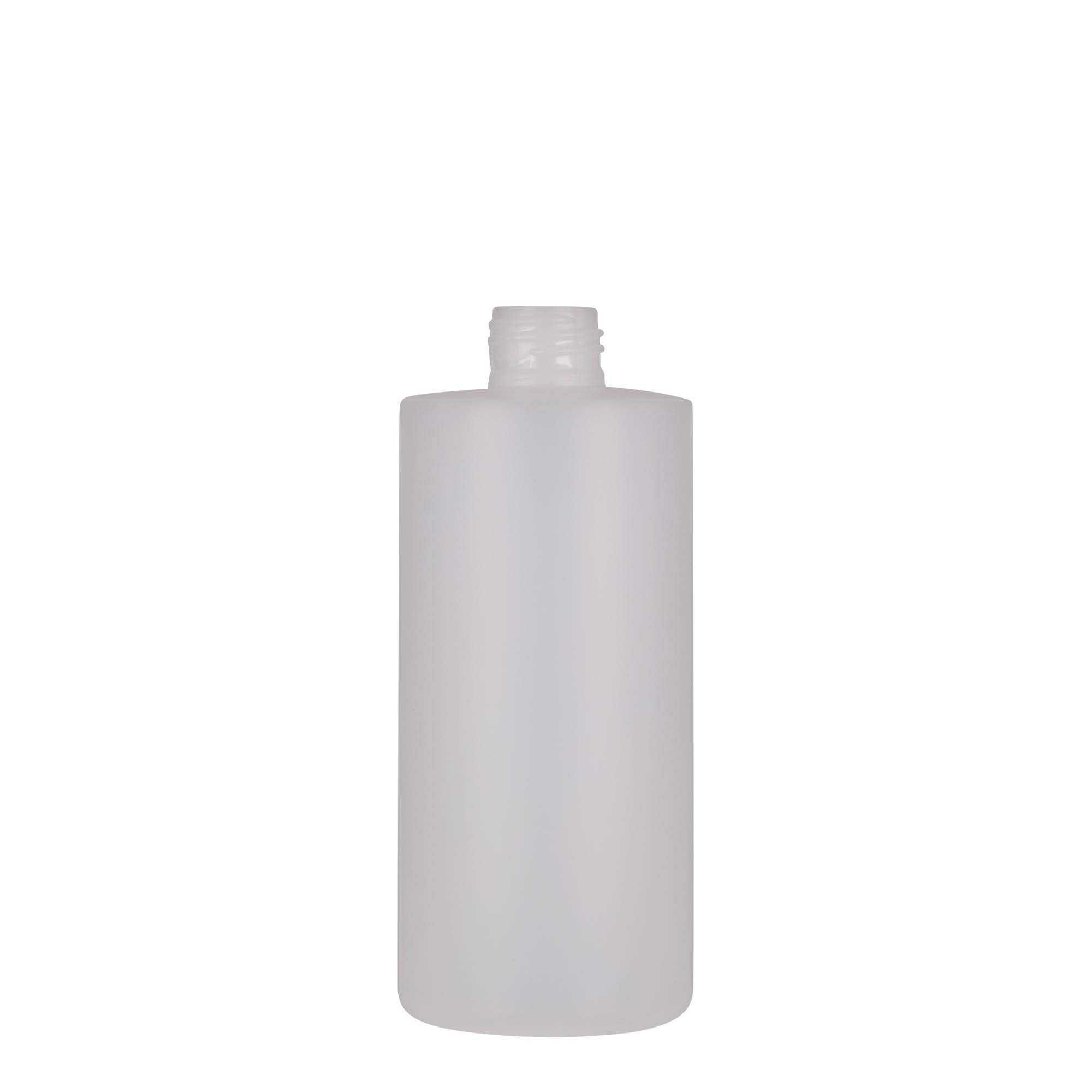 Flacon en plastique 300 ml 'Pipe', HDPE, blanc, ouverture : 24/410 Flacon en plastique 300 ml 'Pipe', HDPE, blanc, ouverture : 24/410