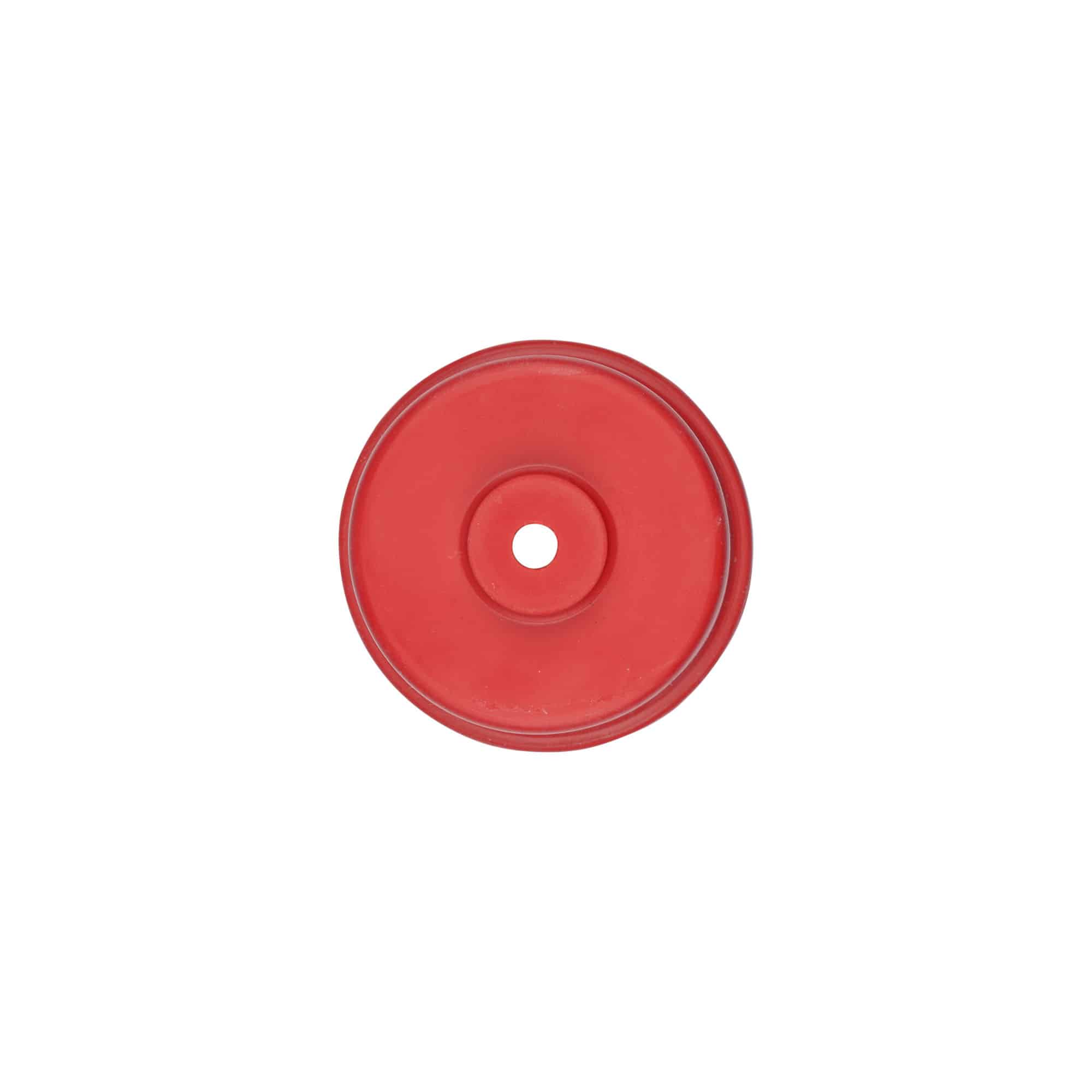 Capsule de foulage type 5, caoutchouc, rouge