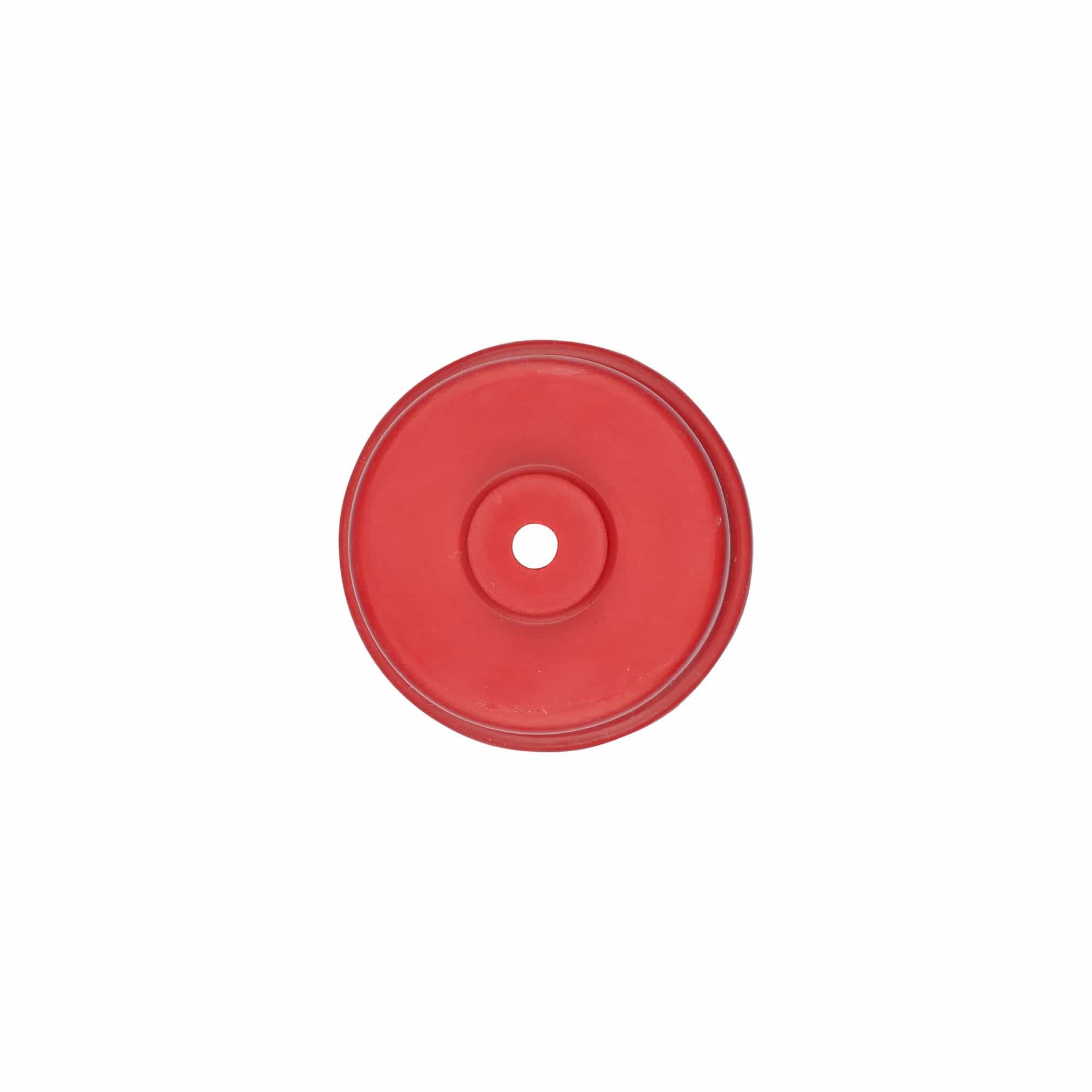 Bouchon de fermentation type 5, caoutchouc, rouge