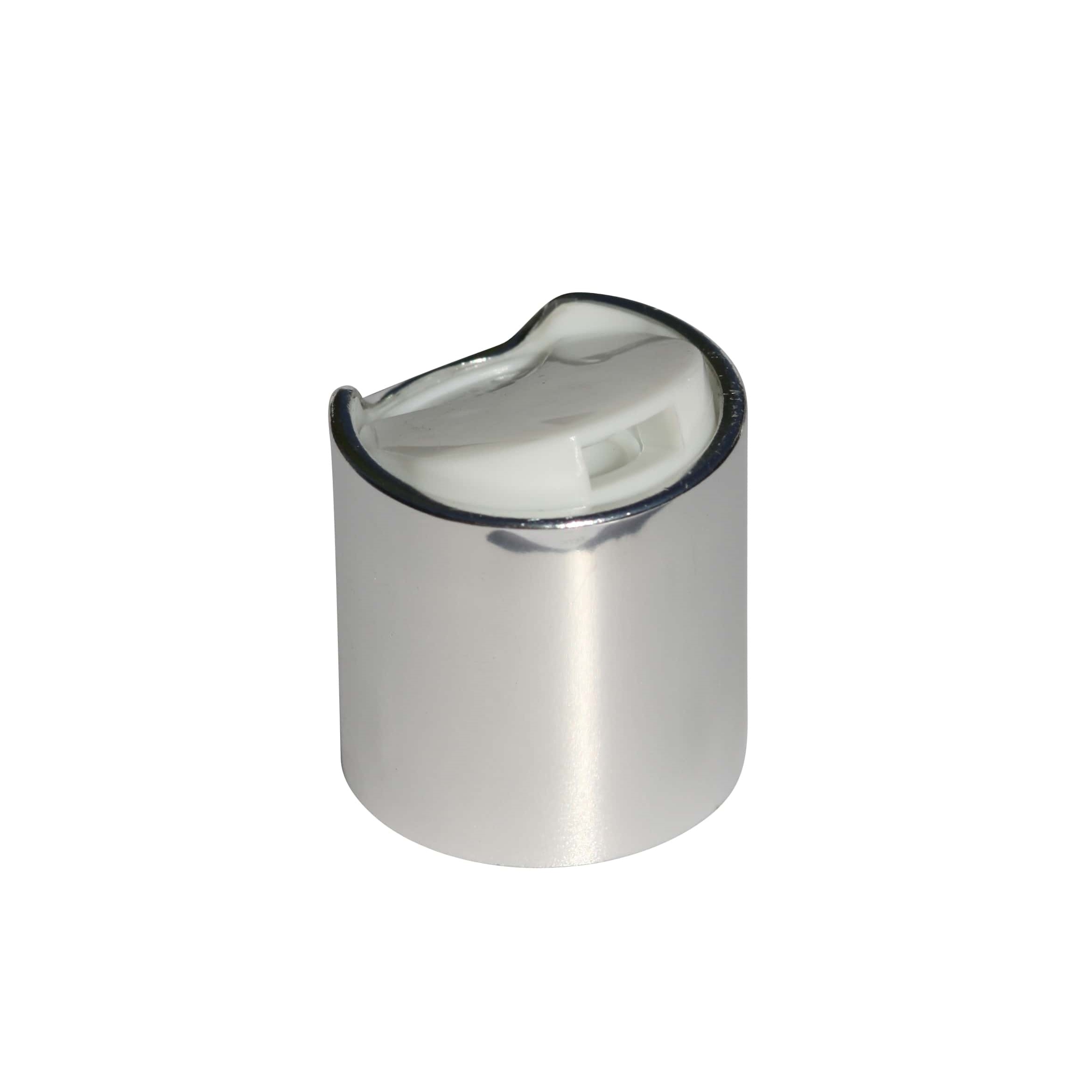 Bougage à vis Disc Top, plastique PP, argenté, pour bouchage: 24/410